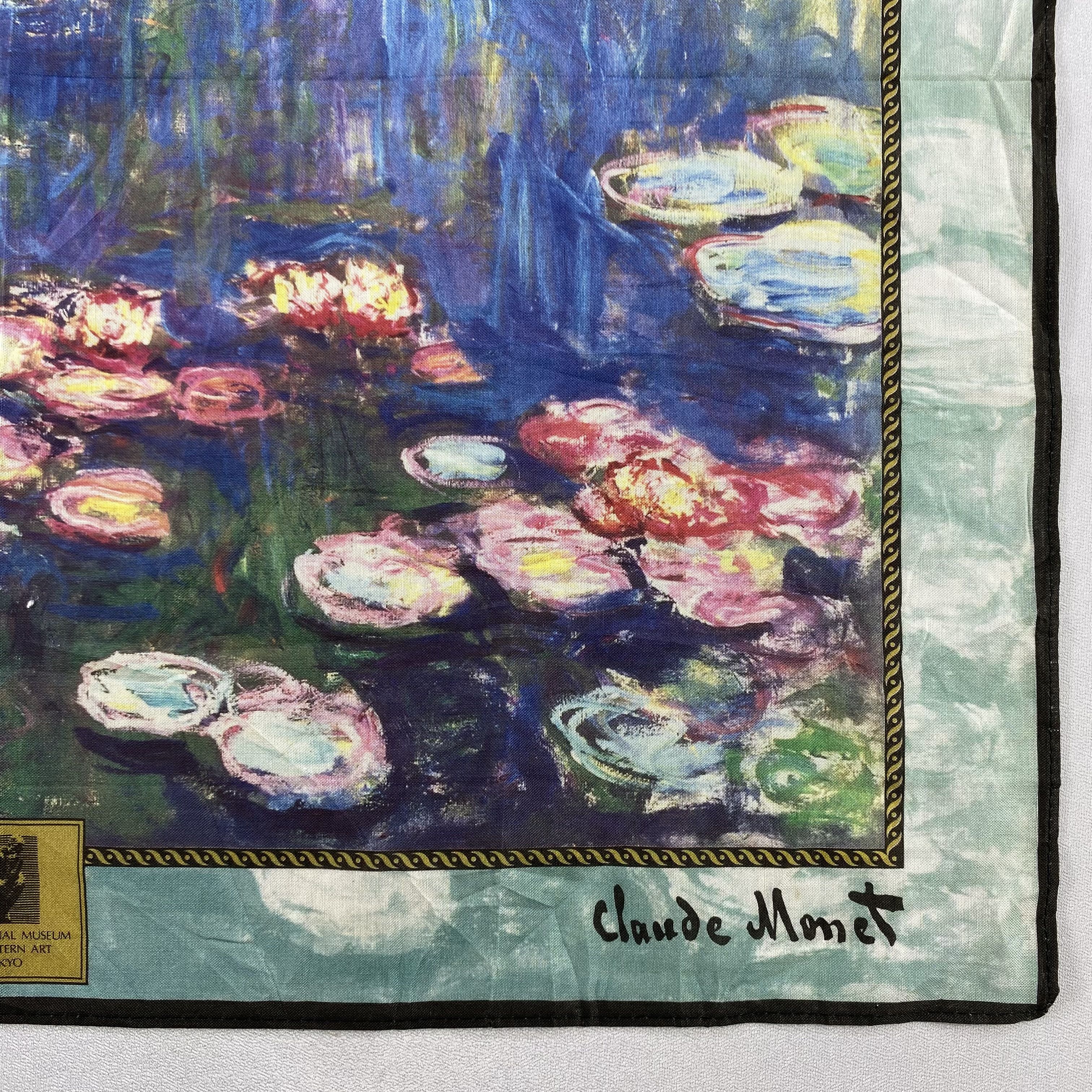 Vintage NWT Claude Monet Bandana/ Handkerchief / Neckerchief Size ONE SIZE - 3 Thumbnail