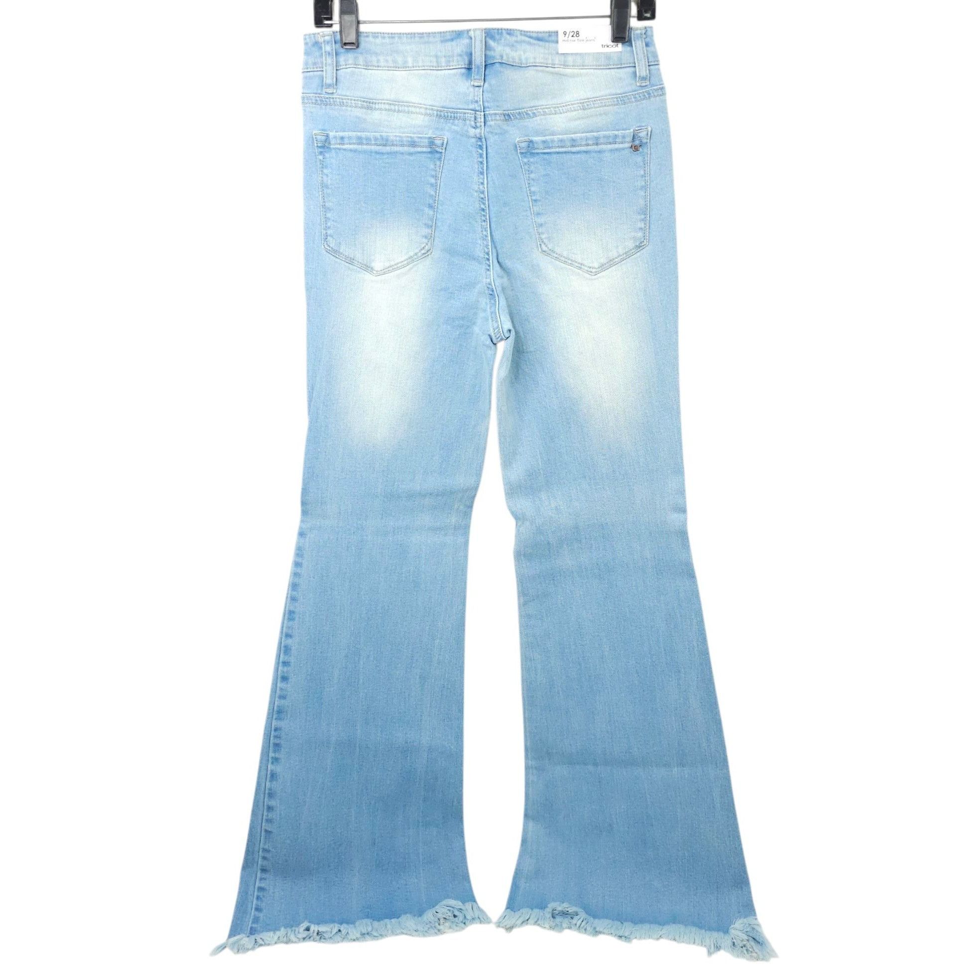 Other Tricot by C'est Toi Mid Rise Flare Jeans Womens Size 9/28 Size 28" / US 6 / IT 42 - 2 Thumbnail