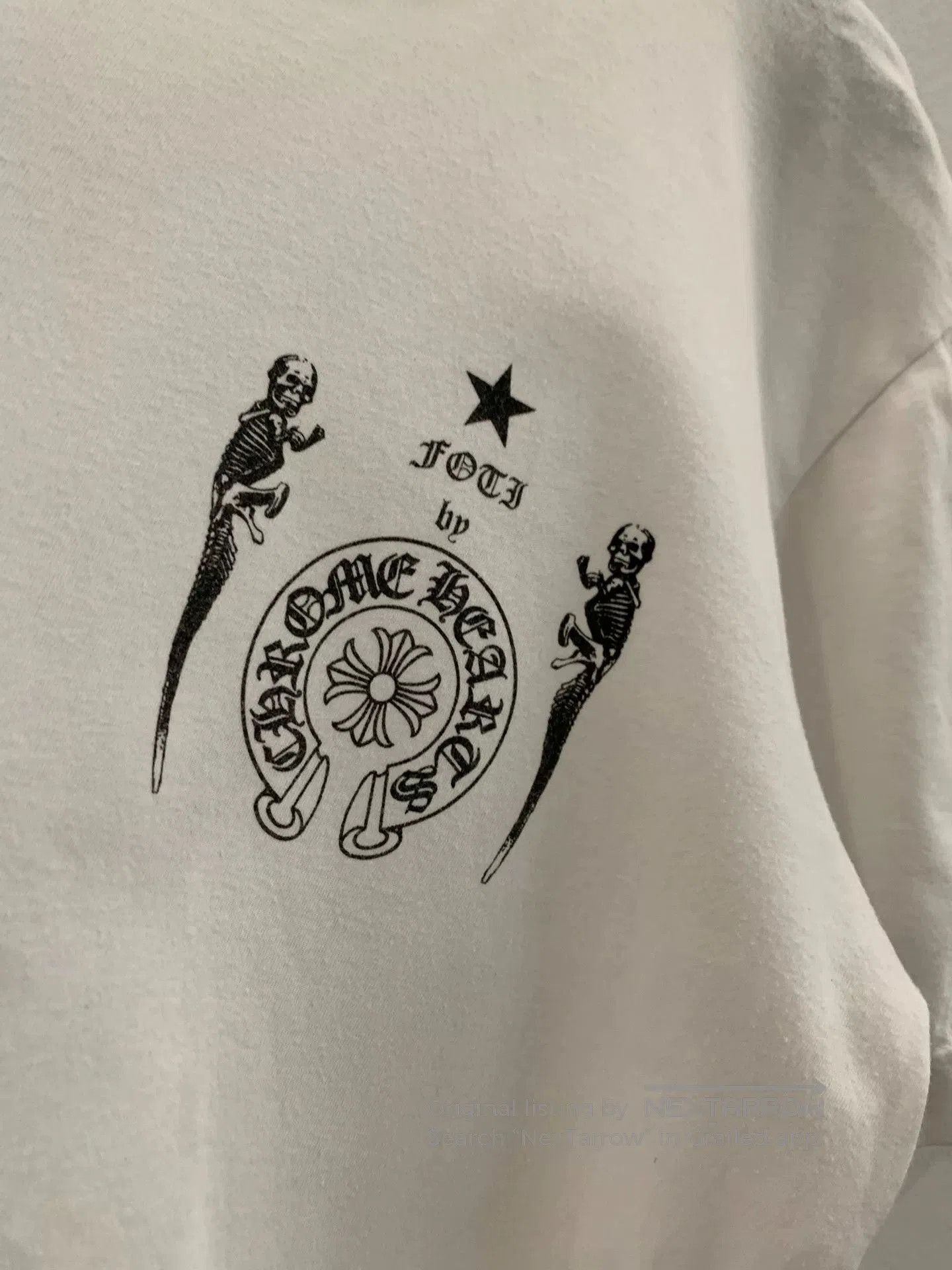 Chrome Hearts chrome hearts white foti skull short sleeve tee. Size US M / EU 48-50 / 2 - 3 Thumbnail