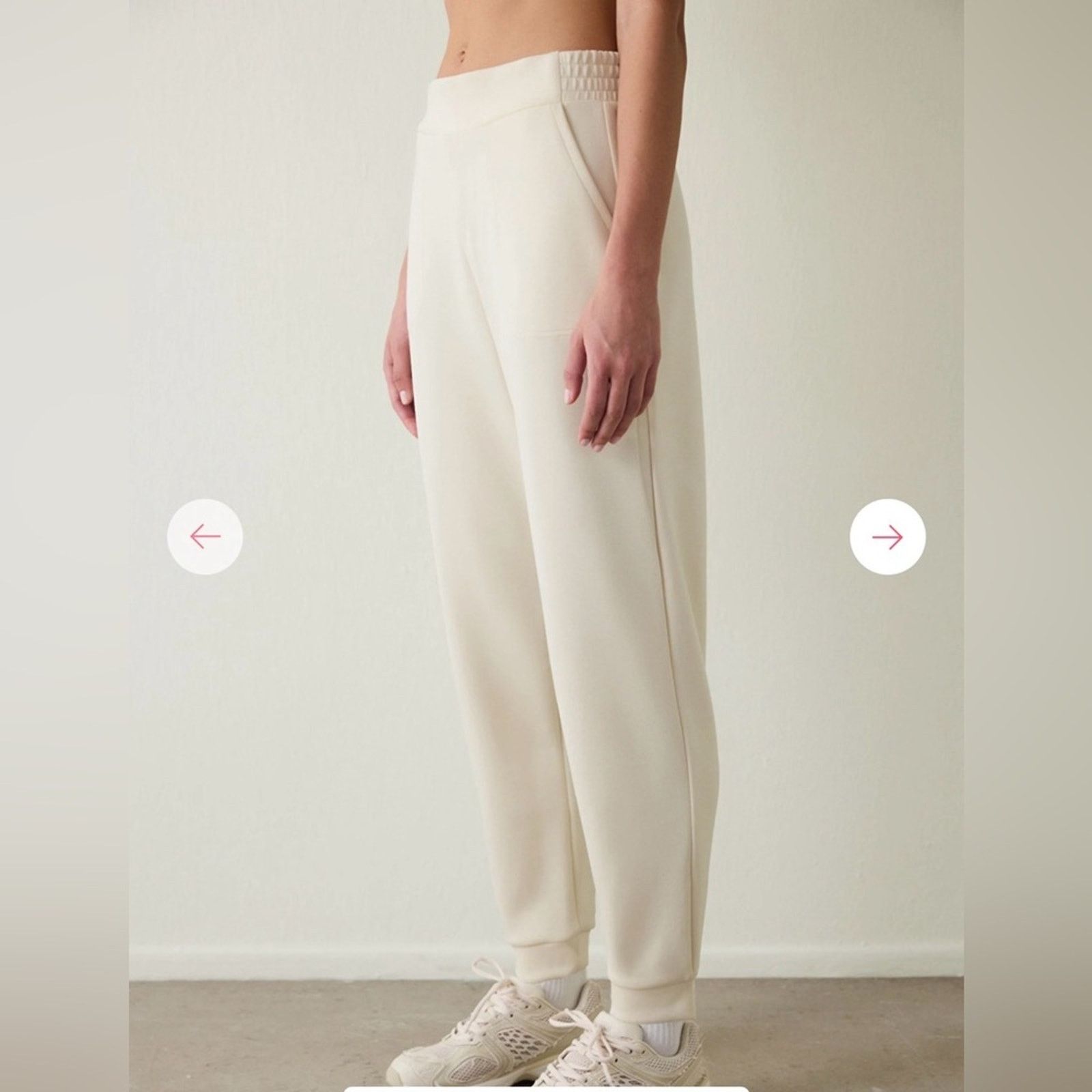 Other Slim High-Rise Cream Ponte Pants size XS/S Size 25" / US 0 / IT 36 - 2 Thumbnail