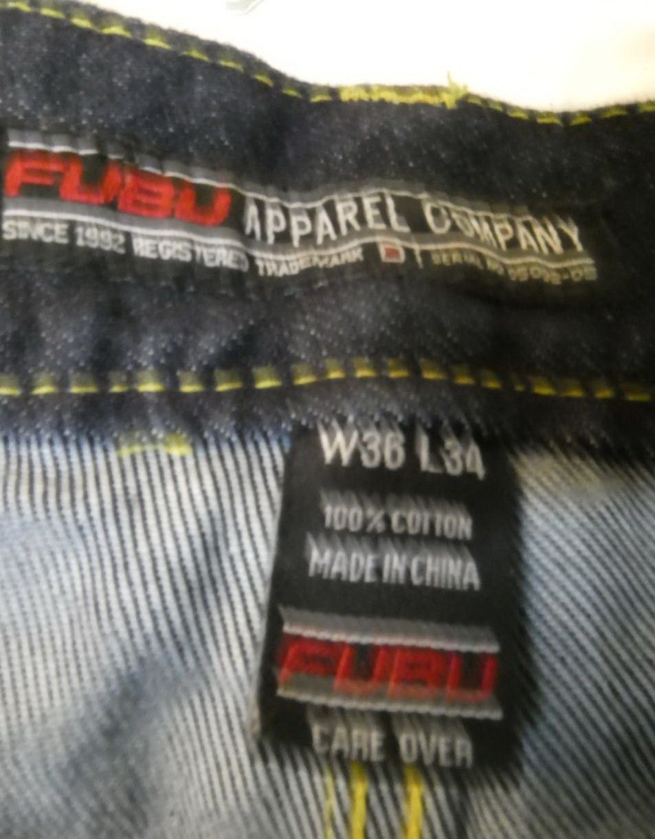 Fubu Fubu denim suit, 1990s, baggy jacket and pants set, 90s XXL Size US XXL / EU 58 / 5 - 7 Thumbnail