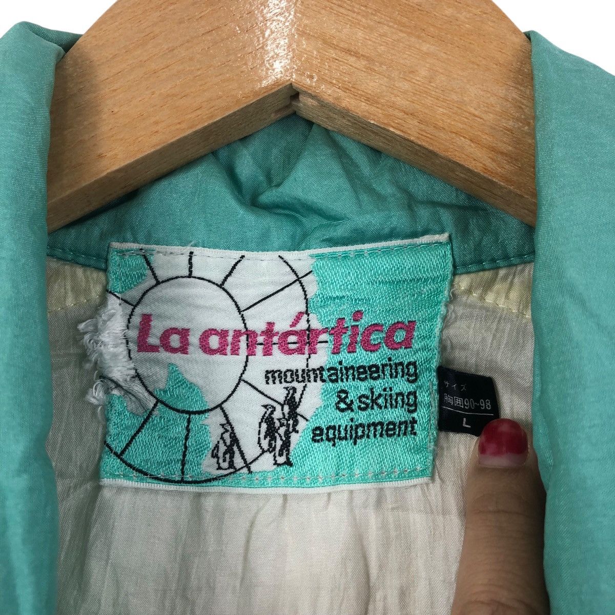 Vintage L’ANTARTICA SKI Tournament Windbreaker Jacket Size US L / EU 52-54 / 3 - 4 Thumbnail