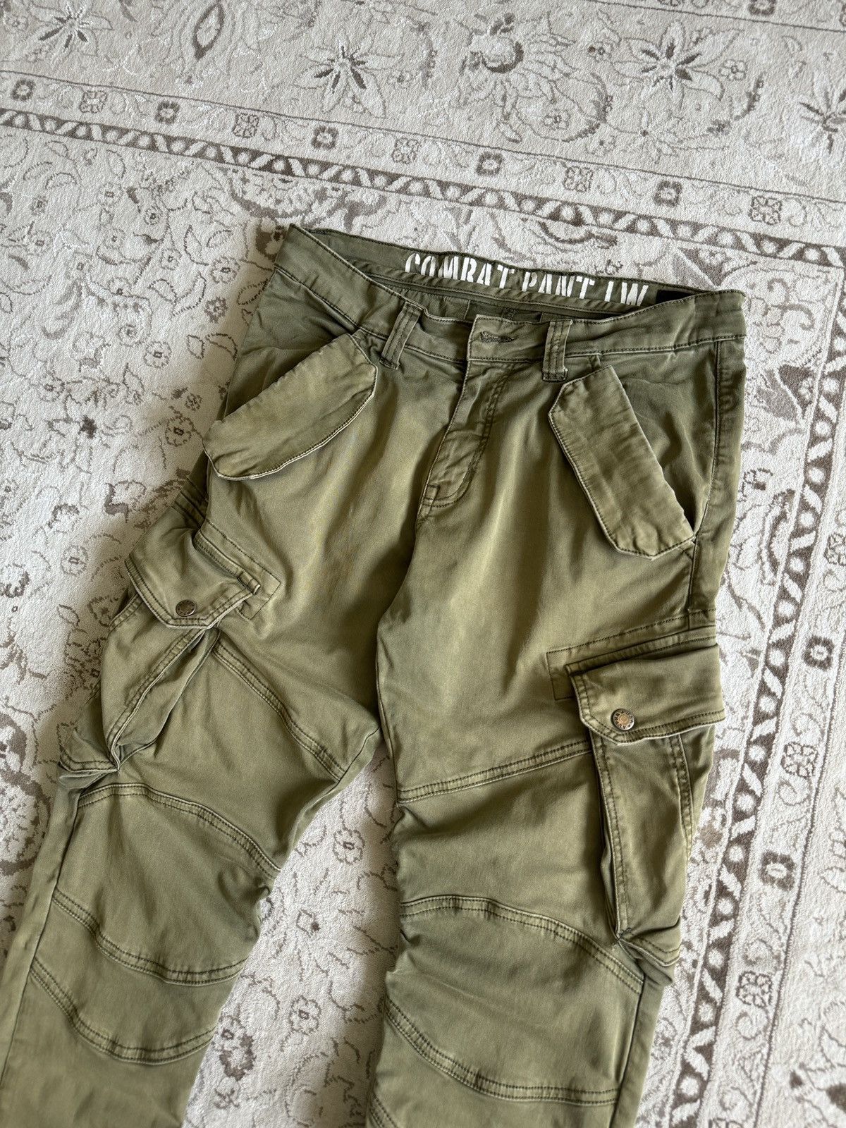 Alpha Industries × Vintage Vintage Alpha Industries Combat Cargo Pants Military Size US 32 / EU 48 - 4 Thumbnail