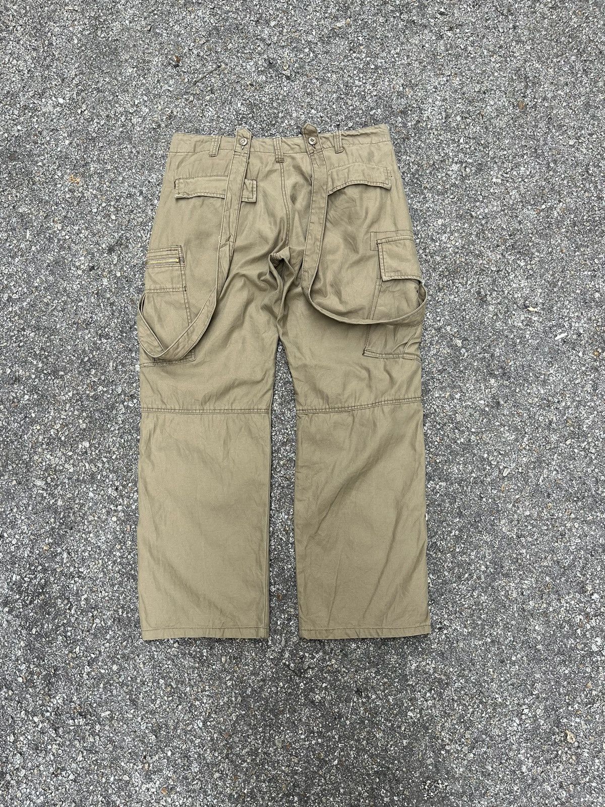 Number (N)ine Japanese Brand Cargo Pants Suspender Goa Style Size US 32 / EU 48 - 2 Thumbnail