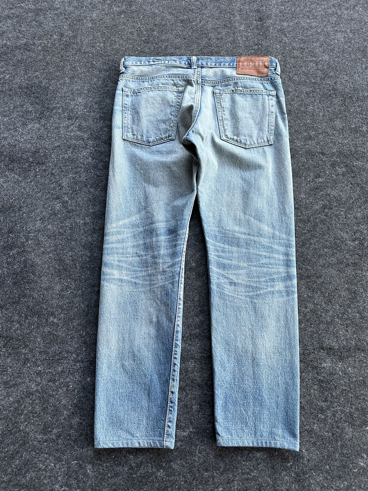 Edwin × Hysteric Glamour × Vintage Vintage Edwin 544 Selvedge Washed Blue Denim D474 Size US 32 / EU 48 - 4 Thumbnail