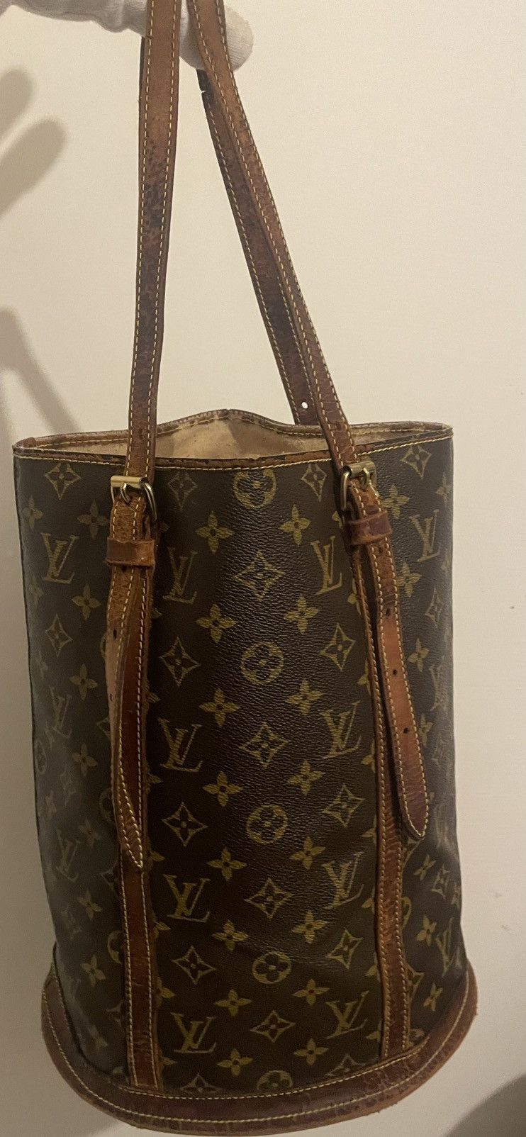Louis Vuitton Louis Vuitton Bucket "GM" Monogram originale vintage 1998 Size ONE SIZE - 6 Thumbnail