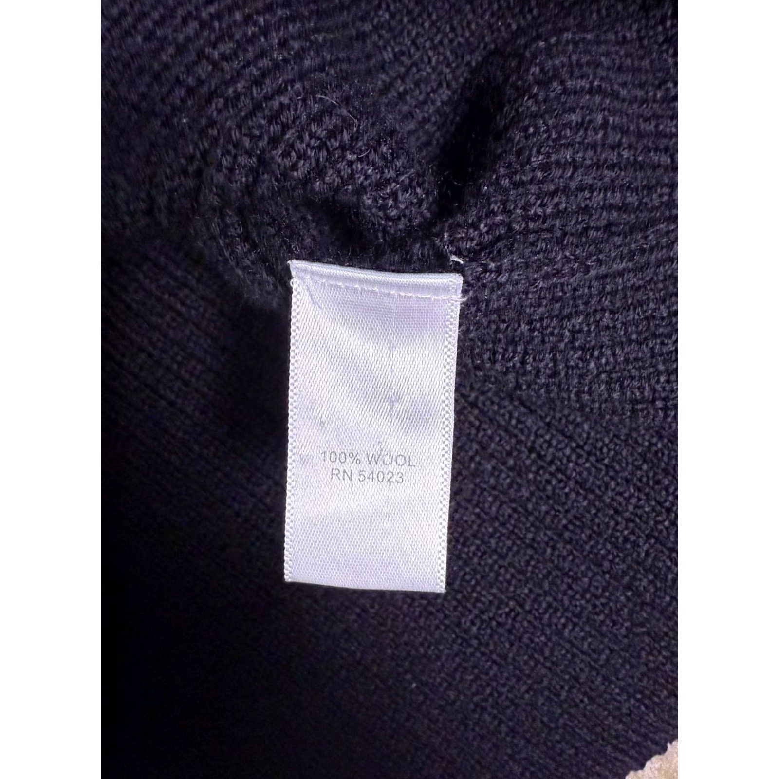 Banana Republic Banana Republic Wool Quarter Button Pullover Sweater Mens XL Black E230 - Classic Size US XL / EU 56 / 4 - 2 Thumbnail
