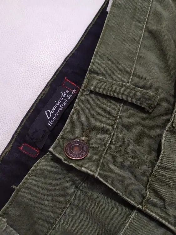 Japanese Brand Dominate Handcrafted Cargo Tactical Pants Double Waist Size US 29 - 7 Thumbnail