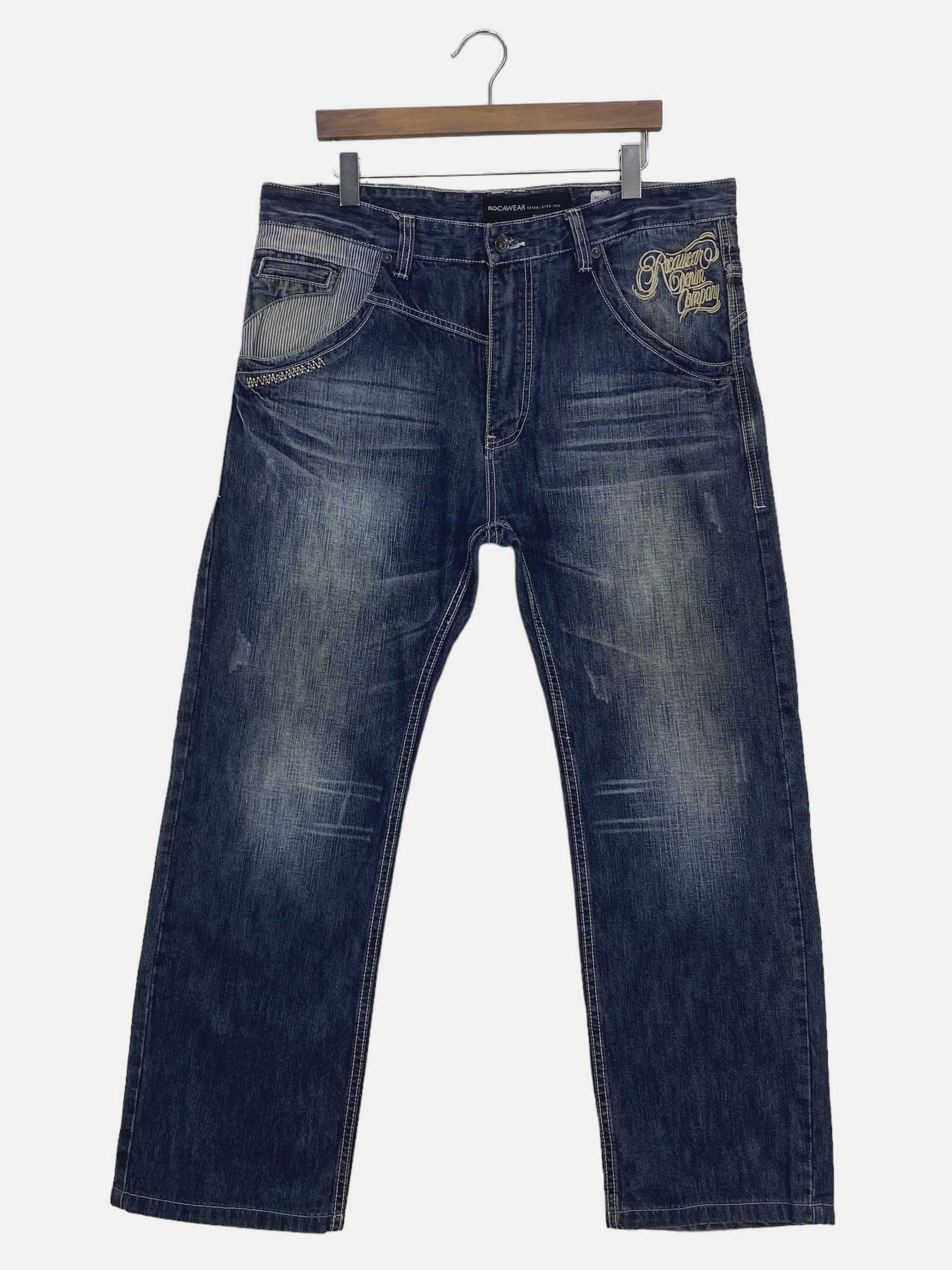 Jay-Z × Rocawear Rocawear Hip Hop Skateboards Baggy Loose Jeans Size US 38 / EU 54 - 2 Thumbnail