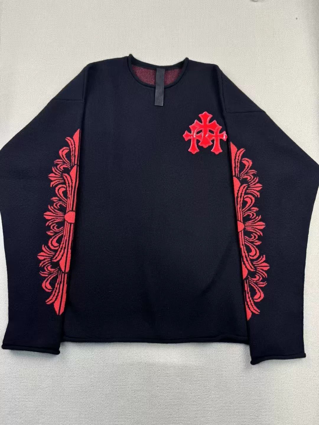 Chrome Hearts Chrome Hearts Red Cross Vine Sweater Size US M / EU 48-50 / 2 - 1 Thumbnail