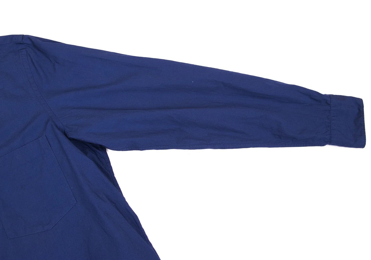 Comme des Garcons Homme Plus Cotton Regular Collar Long Sleeve Shirt Blue S Size US S / EU 44-46 / 1 - 7 Thumbnail