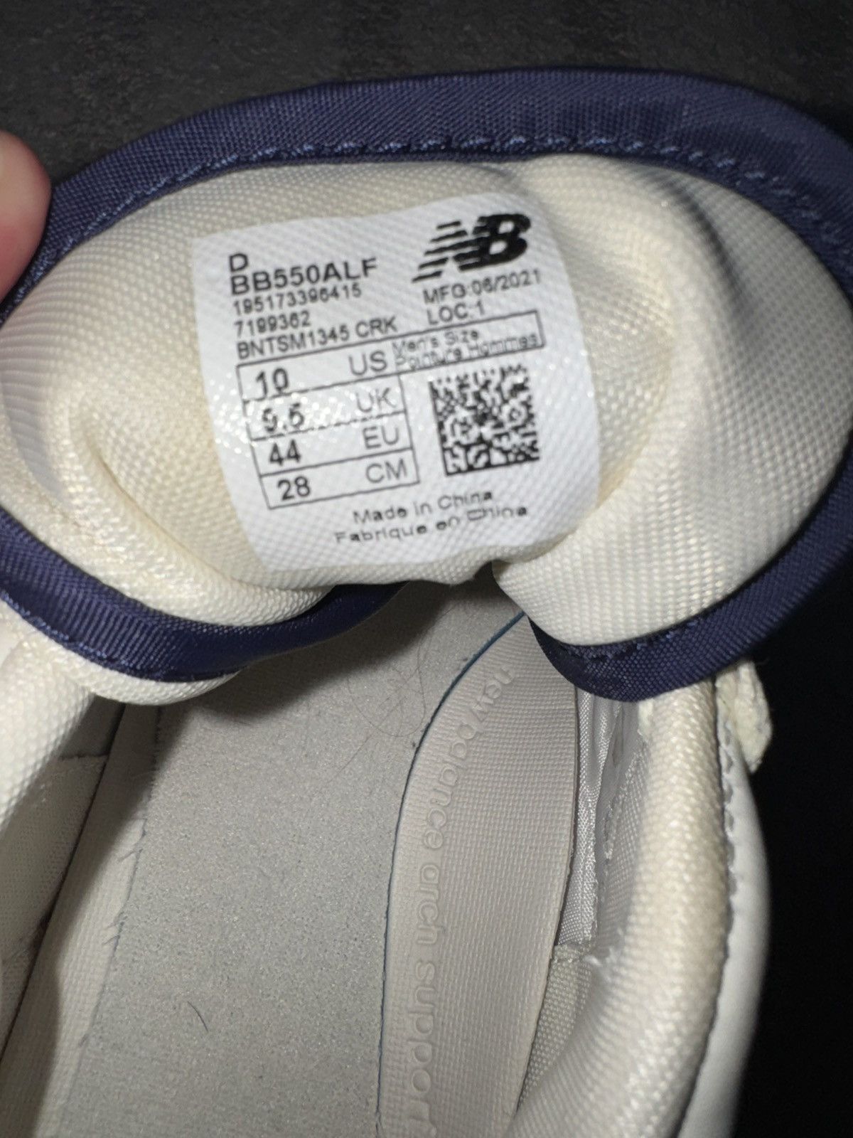 Aime Leon Dore × New Balance Aime Leon Dore New Balance 550 in Navy Size US 10 / EU 43 - 7 Thumbnail