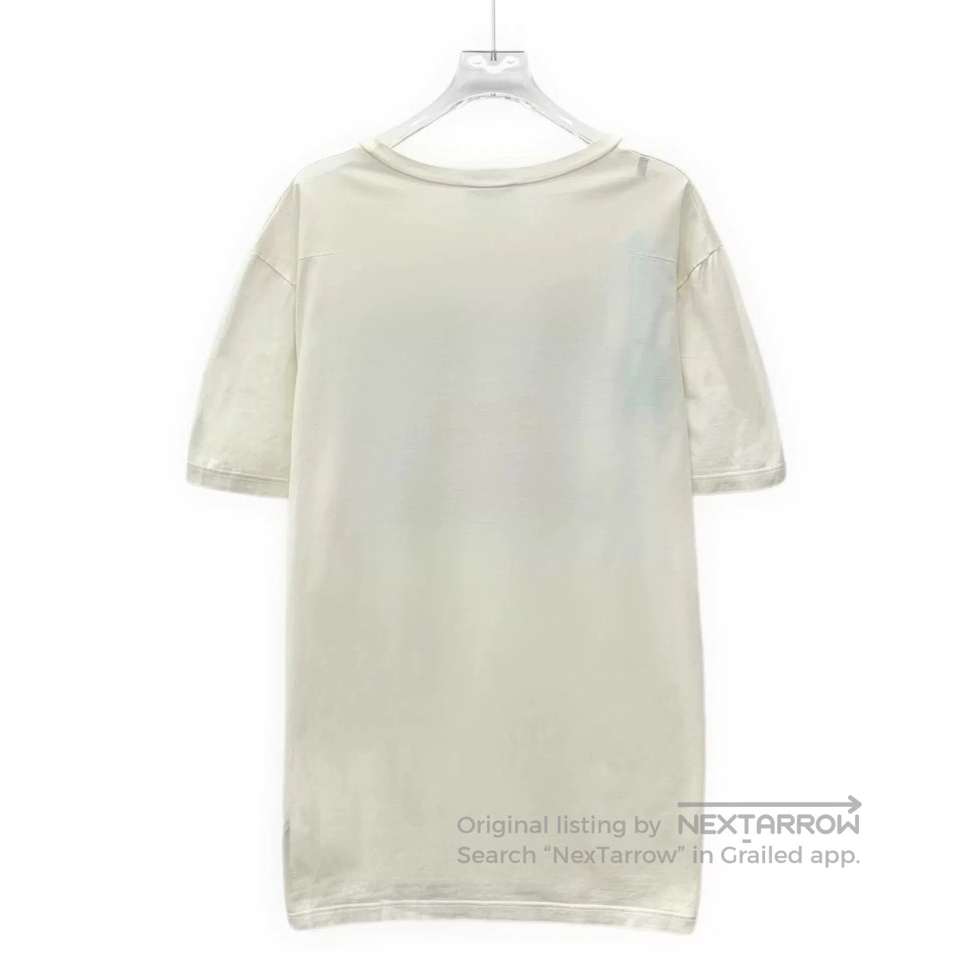 Dior dior beige embroidered cotton graphic t-shirt. Size US XL / EU 56 / 4 - 2 Thumbnail