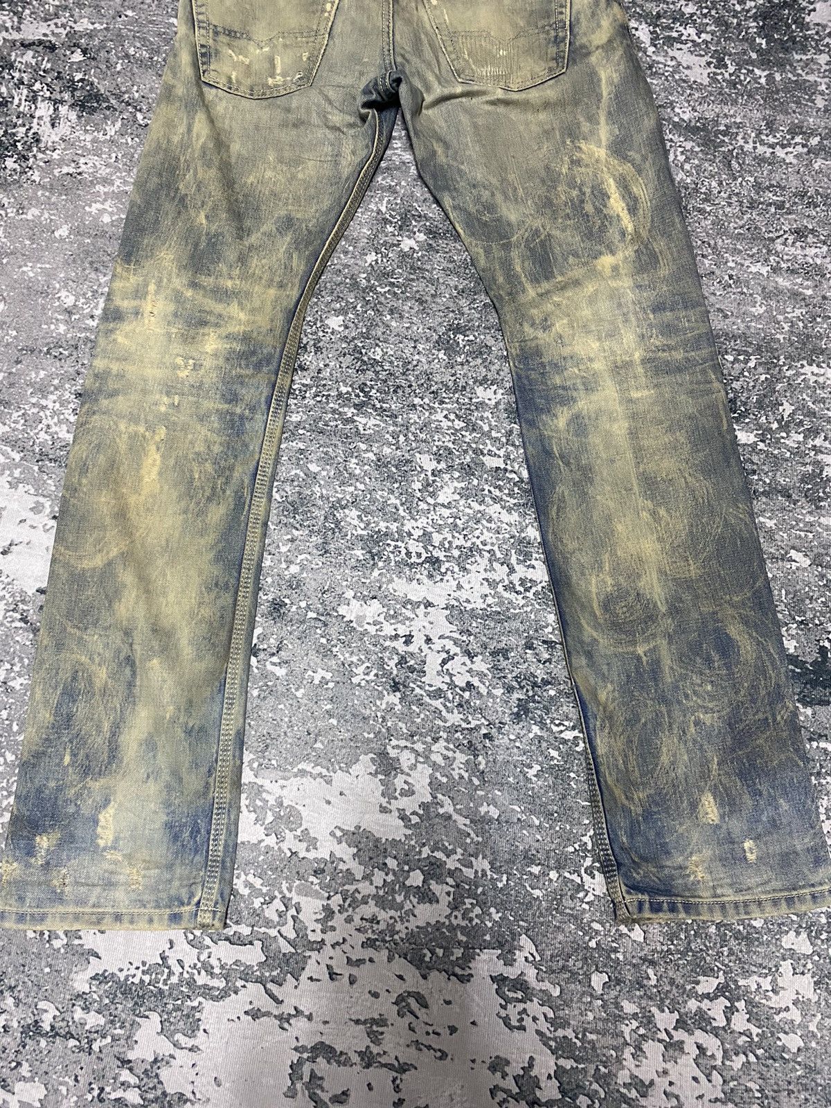 Diesel Vintage Diesel Industry Distressed Denim Jeans Made in Italy Size US 32 / EU 48 - 6 Thumbnail