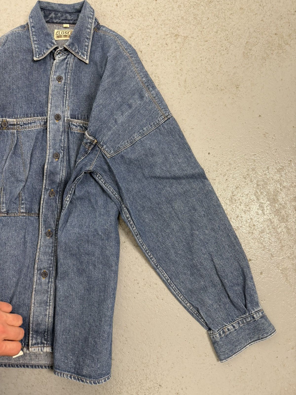 CLOSED × Marithe + Francois Girbaud 80s Marithe Francois Girbaud For Closed Giant Pockets Shirt Size US L / EU 52-54 / 3 - 9 Thumbnail