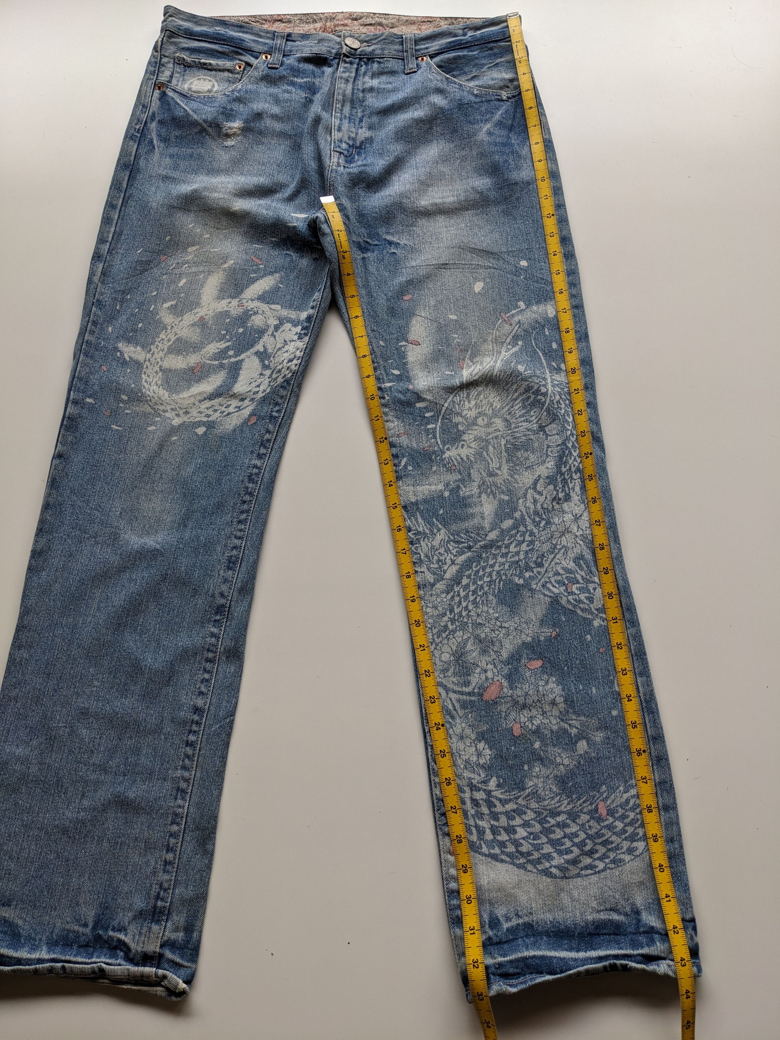 KURO × Le Grande Bleu (L.G.B.) × Tornado Mart Japanese dragon motif Size US 37 - 11 Thumbnail