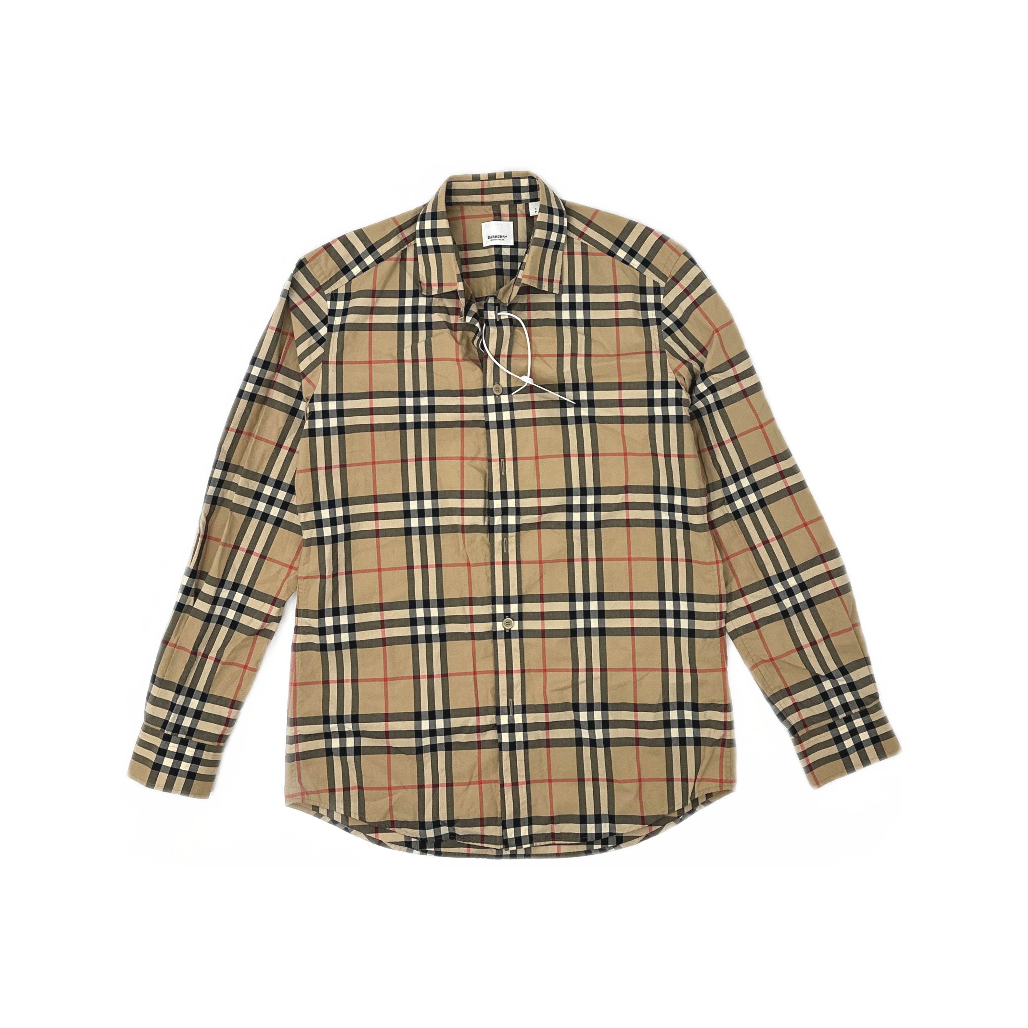Burberry Burberry Check Cotton Button Up Shirt Size S Size US S / EU 44-46 / 1 - 1 Thumbnail