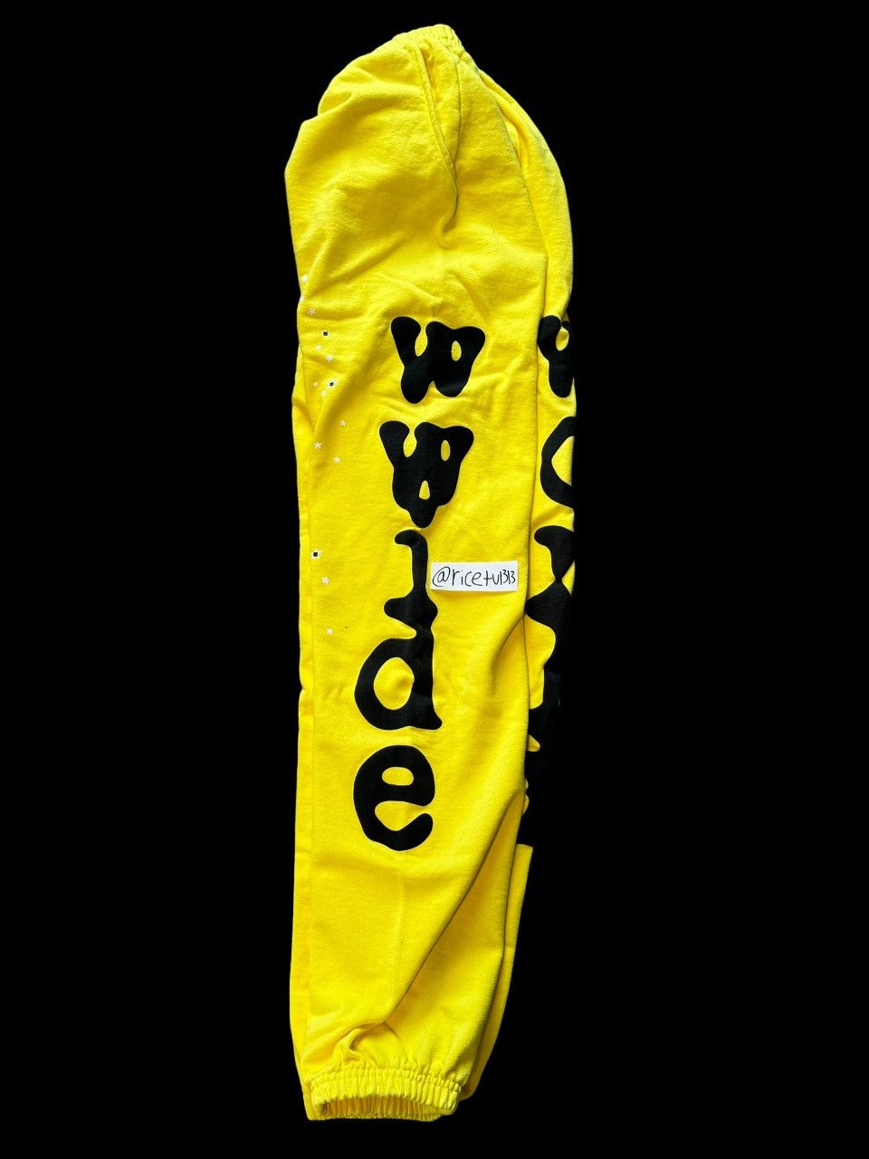 Sp5der × Young Thug 💛 YELLOW BELUGA SP5DER WORLDWIDE PANTS💛 Size US 32 / EU 48 - 4 Thumbnail