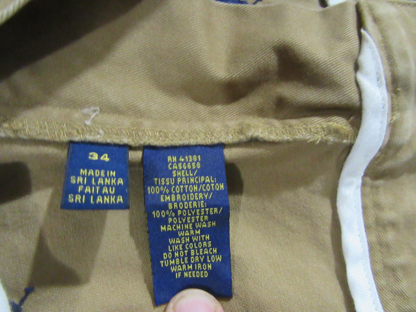 Polo Ralph Lauren Polo Ralph Lauren Mens All Over Pony Chino Shorts 34 EUC Size US 34 / EU 50 - 4 Thumbnail