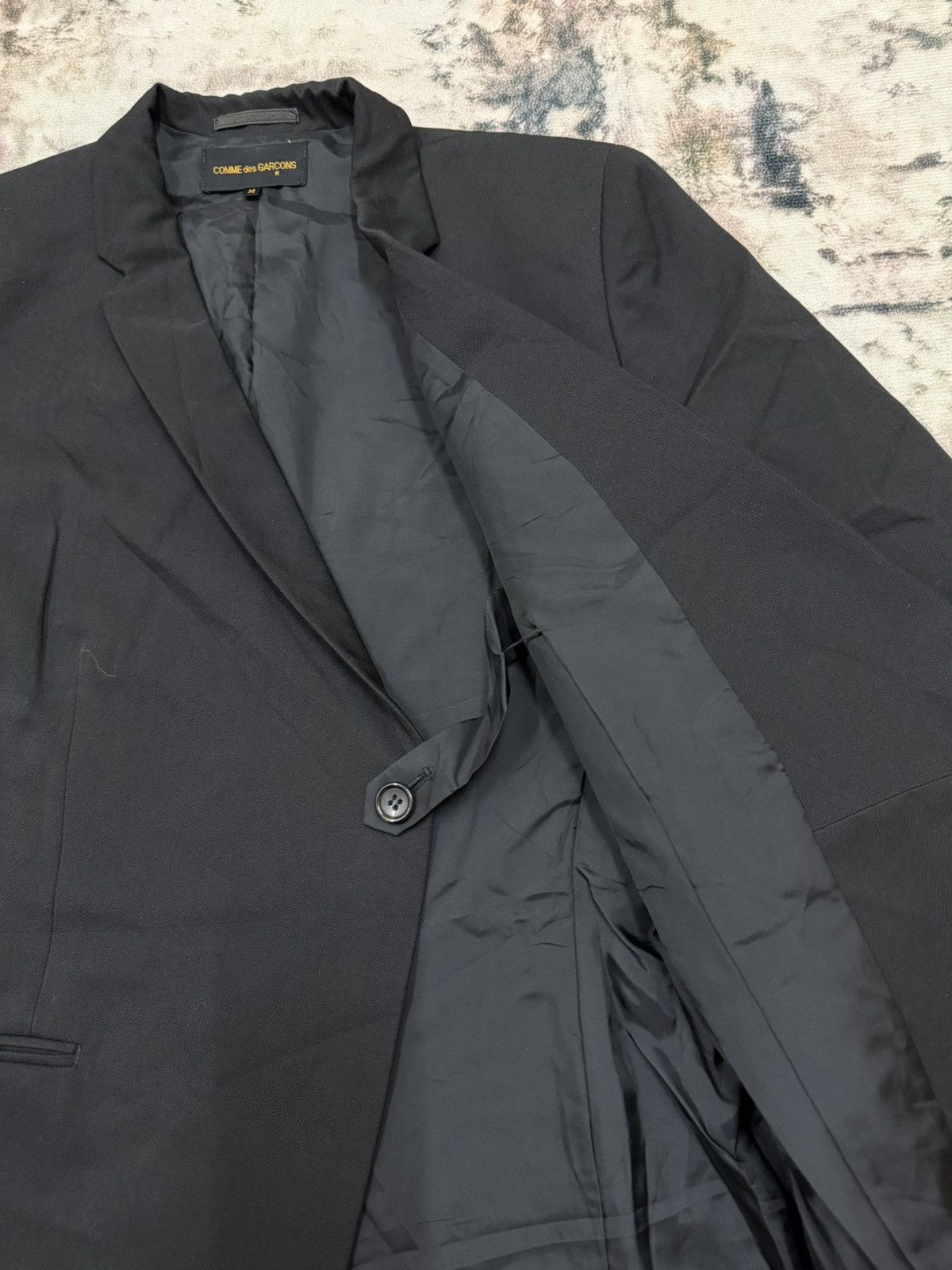 Comme des Garcons Homme Vintage Ad1991 Comme Des Garcon Long Coat Jacket Size US M / EU 48-50 / 2 - 6 Thumbnail