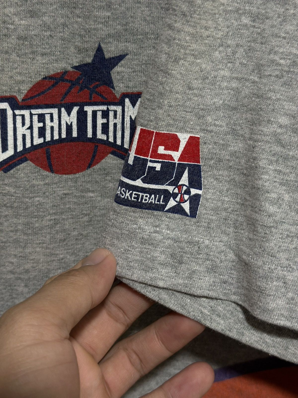 NBA Vintage Fedex Dream Team Usa Basketball Faded Oversize Tee Size US XXL / EU 58 / 5 - 4 Thumbnail