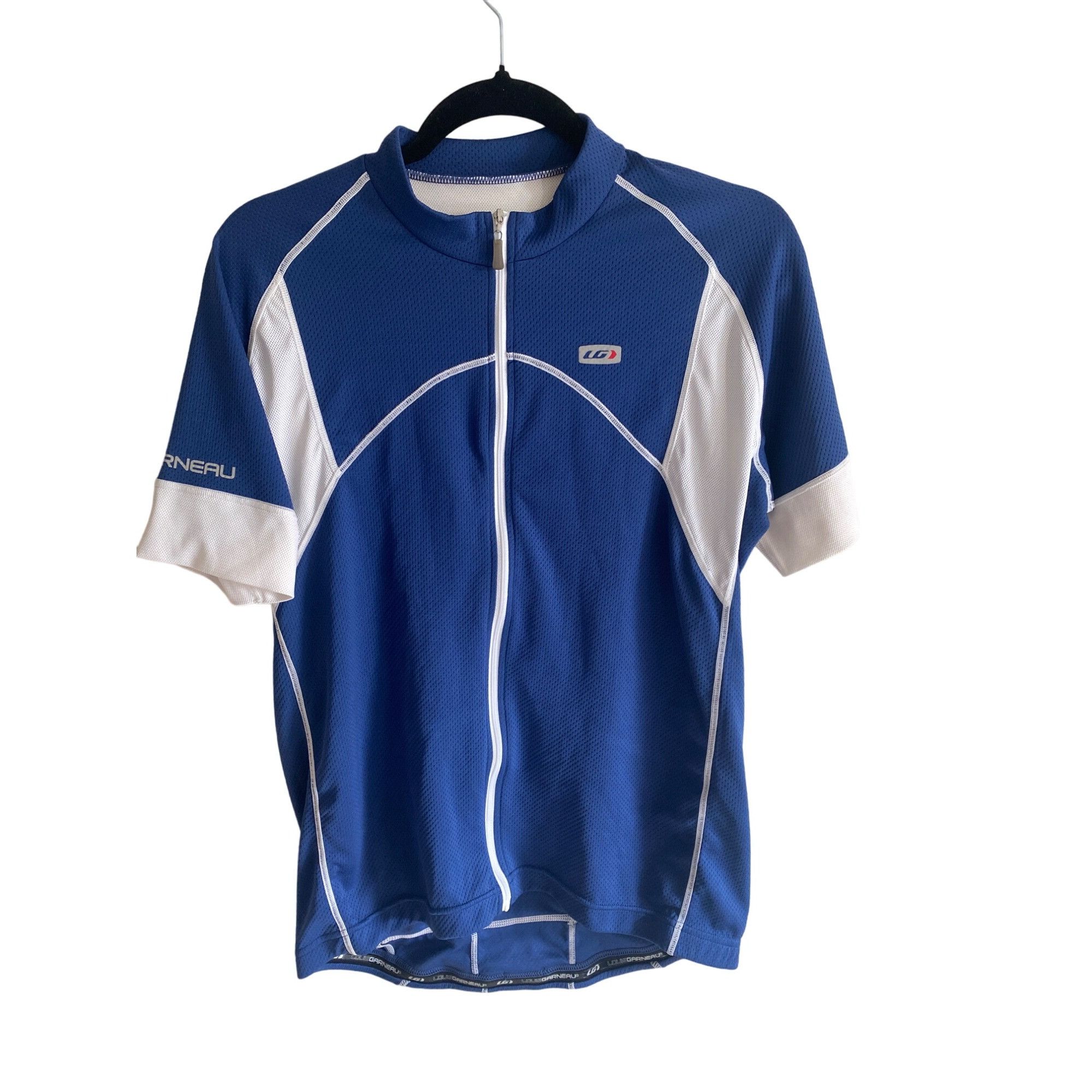 Other Louis Garneau Cycling Jersey Men’s XL Blue/White Full Zip Sh Size US XL / EU 56 / 4 - 1 Thumbnail