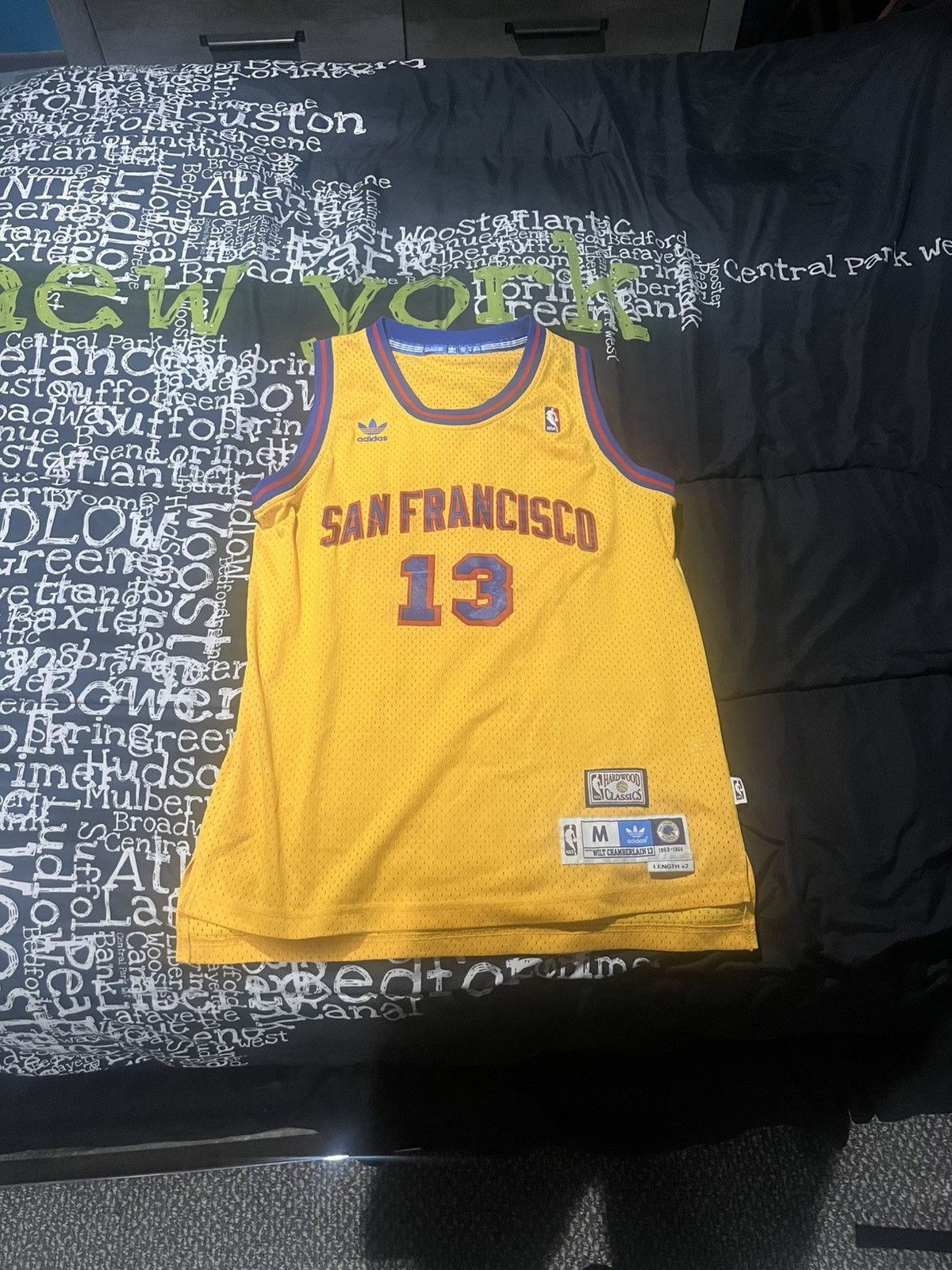 Adidas × NBA NBA Authentic Jersey x Throwback Wilt Chamberlain Warriors Size US M / EU 48-50 / 2 - 1 Thumbnail