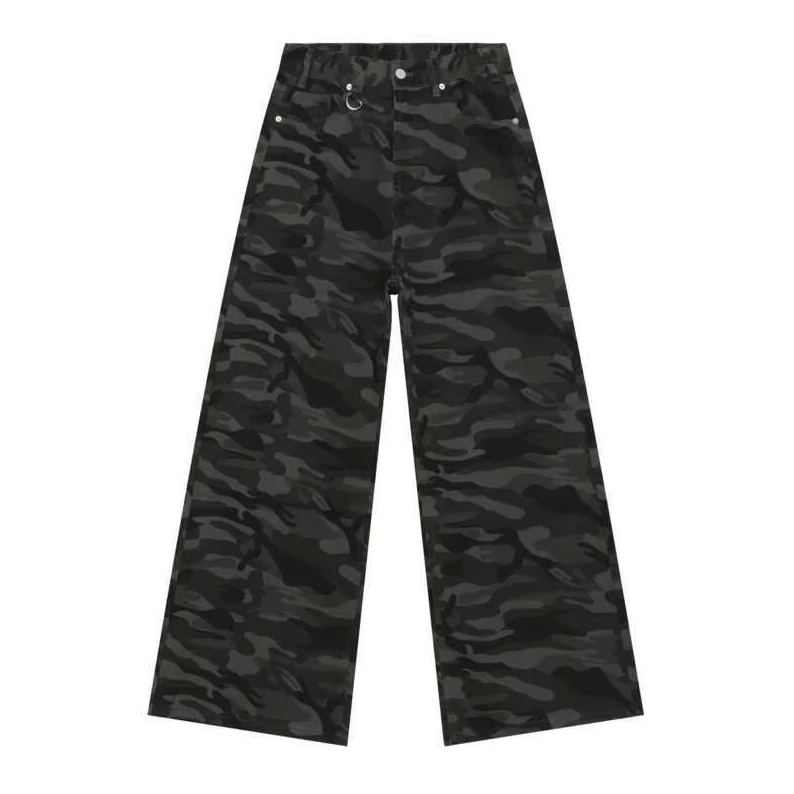 Japanese Brand Camo Baggy Jeans Size US 36 / EU 52 - 1 Thumbnail