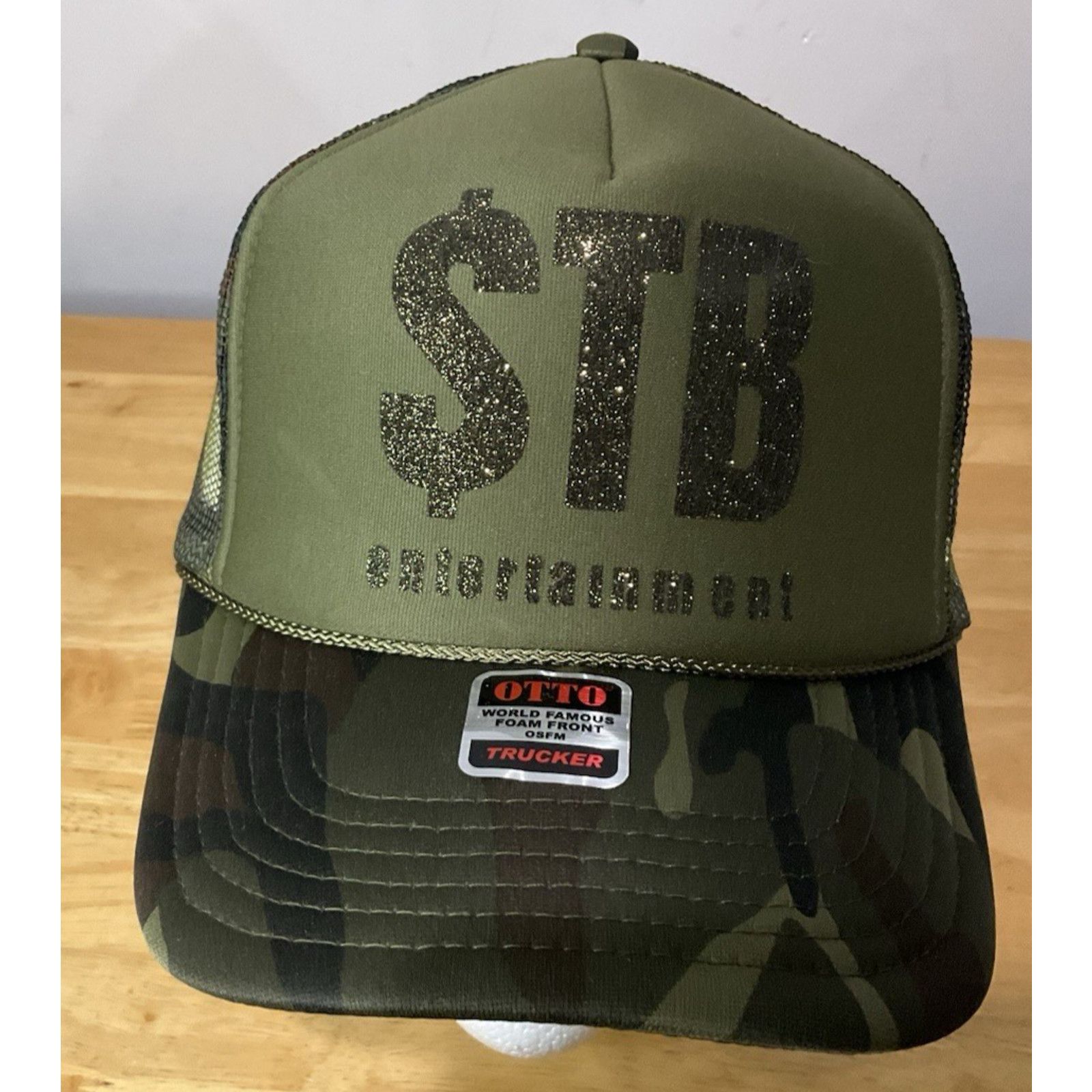 Otto $tb Caps camo Hat, Adjustable, trucker adjustable Size ONE SIZE - 1 Thumbnail