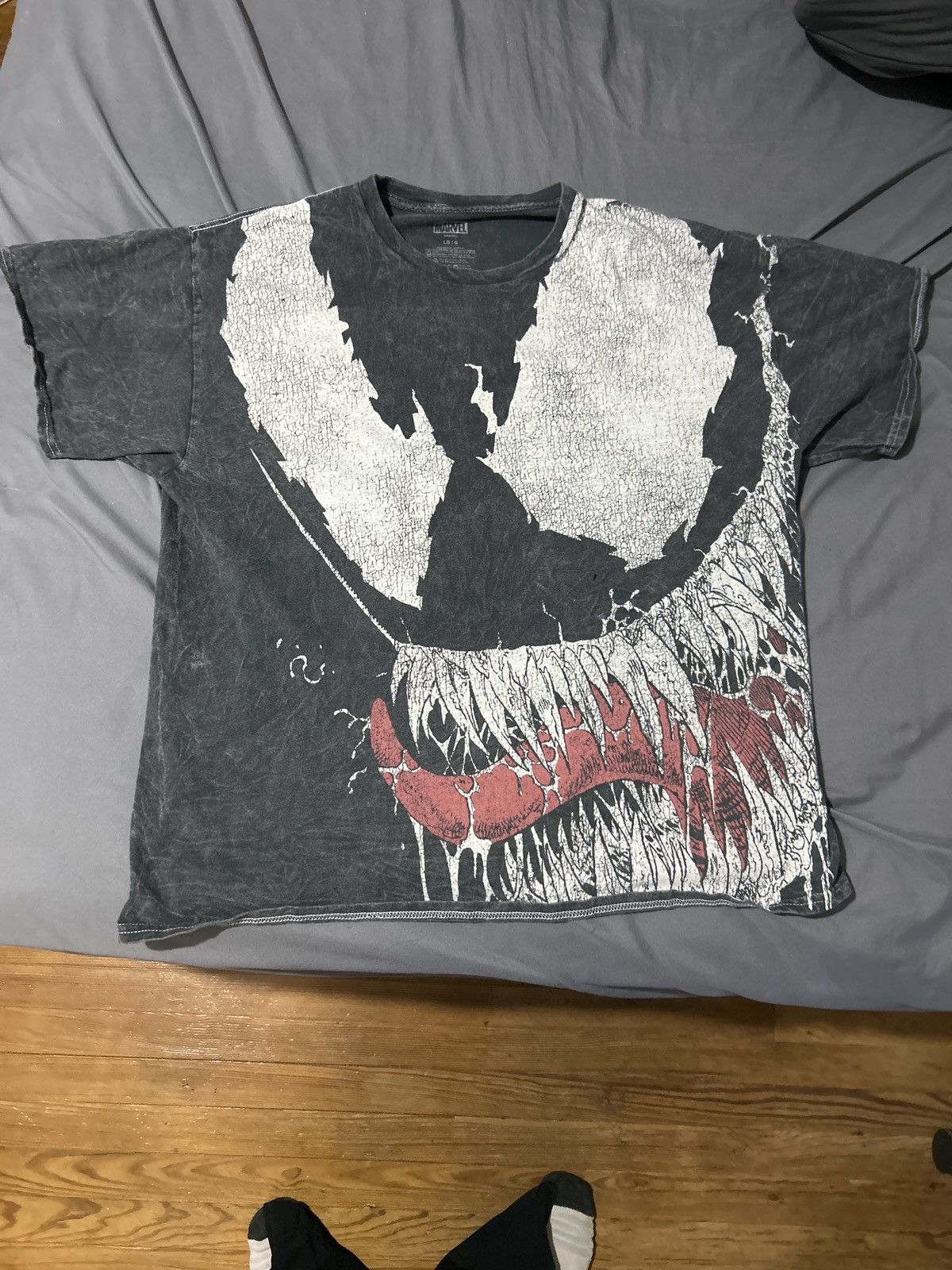 Marvel Comics Marvel Venom - Washed Vintage Tee Shirt Size US L / EU 52-54 / 3 - 1 Thumbnail