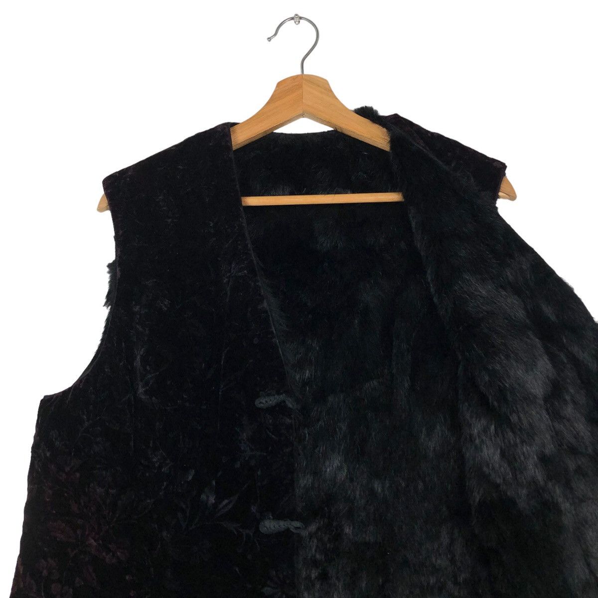 Japanese Brand 🔥Vintage Suede Velvet Vest Flower Full Print Design Size US M / EU 48-50 / 2 - 12 Thumbnail