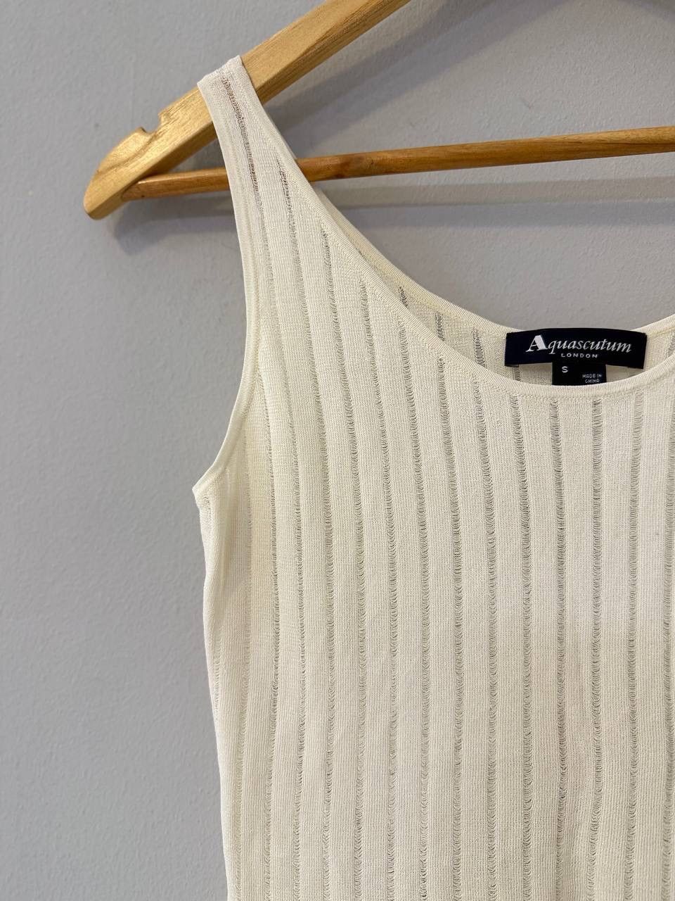 Aquascutum Aquascutum vintage Tank top Size S / US 4 / IT 40 - 3 Thumbnail