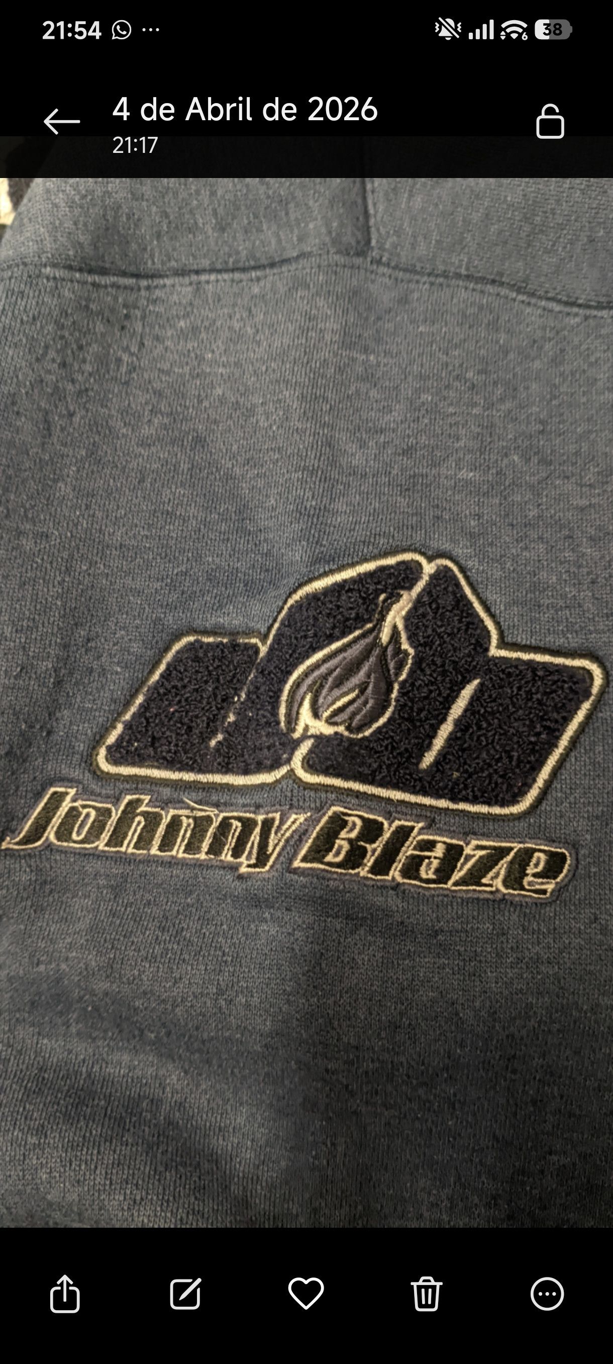 Other RARE 90s Johnny Blaze Method Man Era Hoodie Size US XL / EU 56 / 4 - 5 Thumbnail
