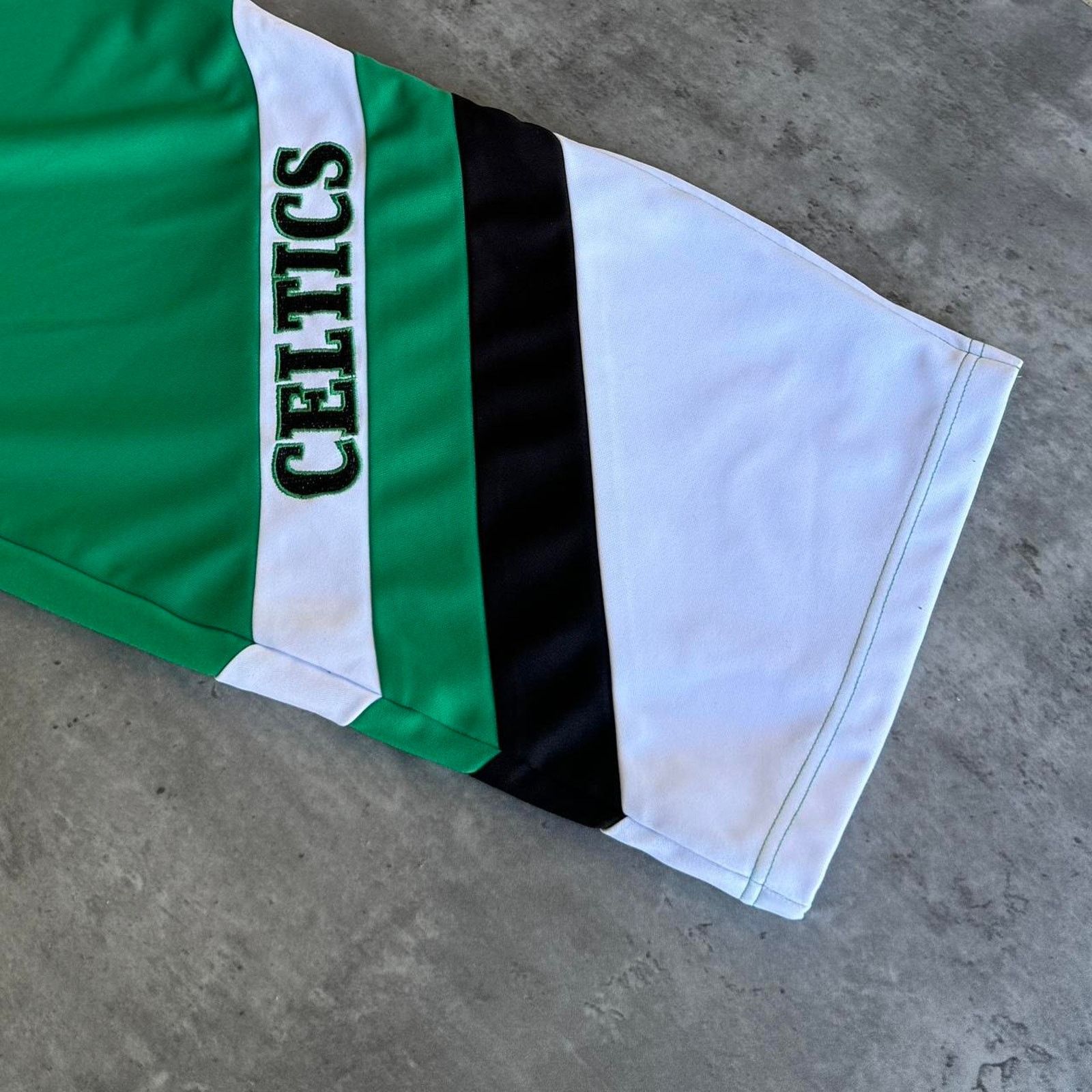 NBA × Vintage Boston Celtics NBA Embroidered Baggy Wide Leg Y2K Sweatpants Size US 42 / EU 58 - 3 Thumbnail