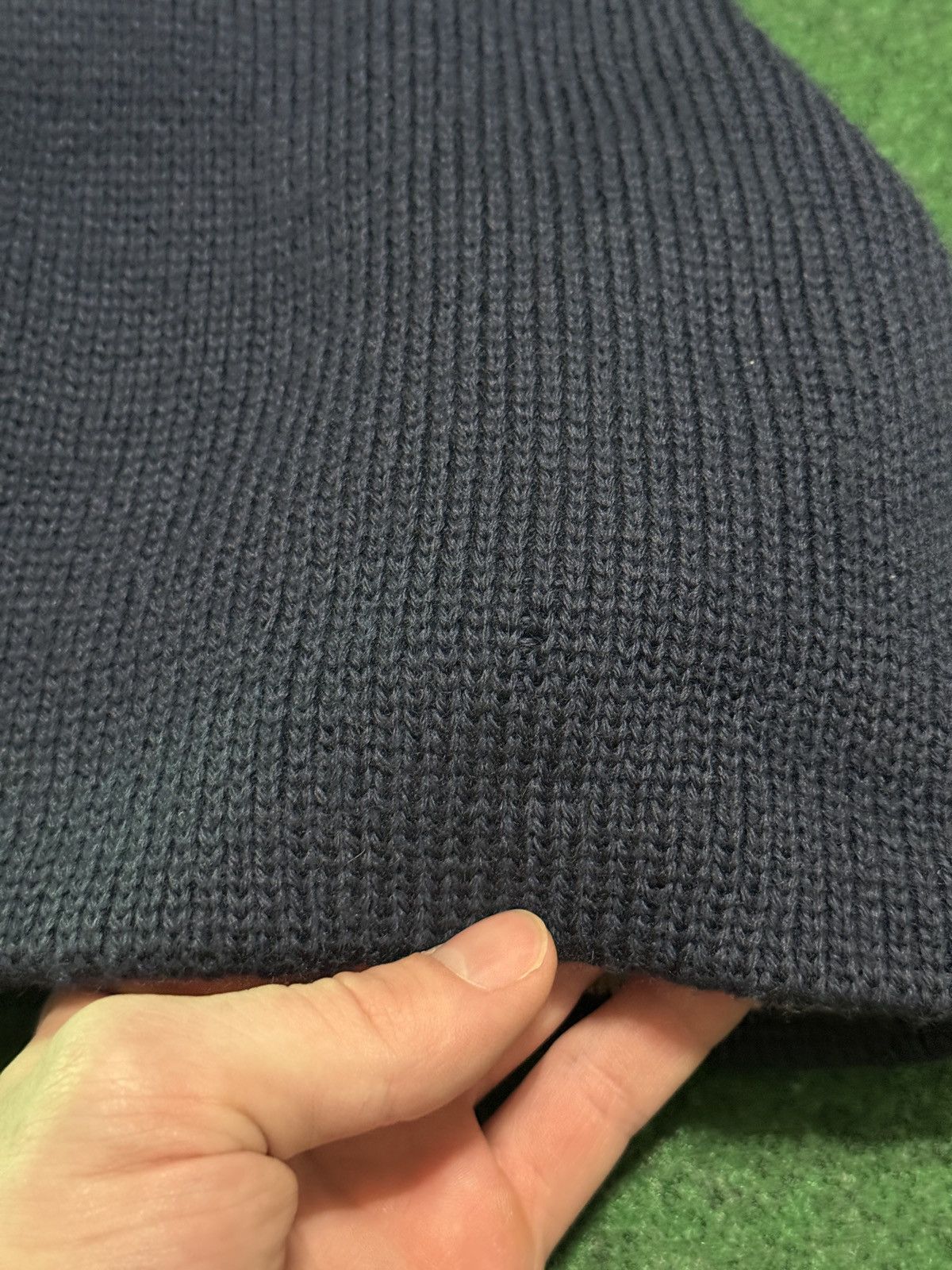 Goretex Gore Tex Fabric Wool Smiley Navy Adult Gore Tex Hat Beanie Size ONE SIZE - 5 Thumbnail