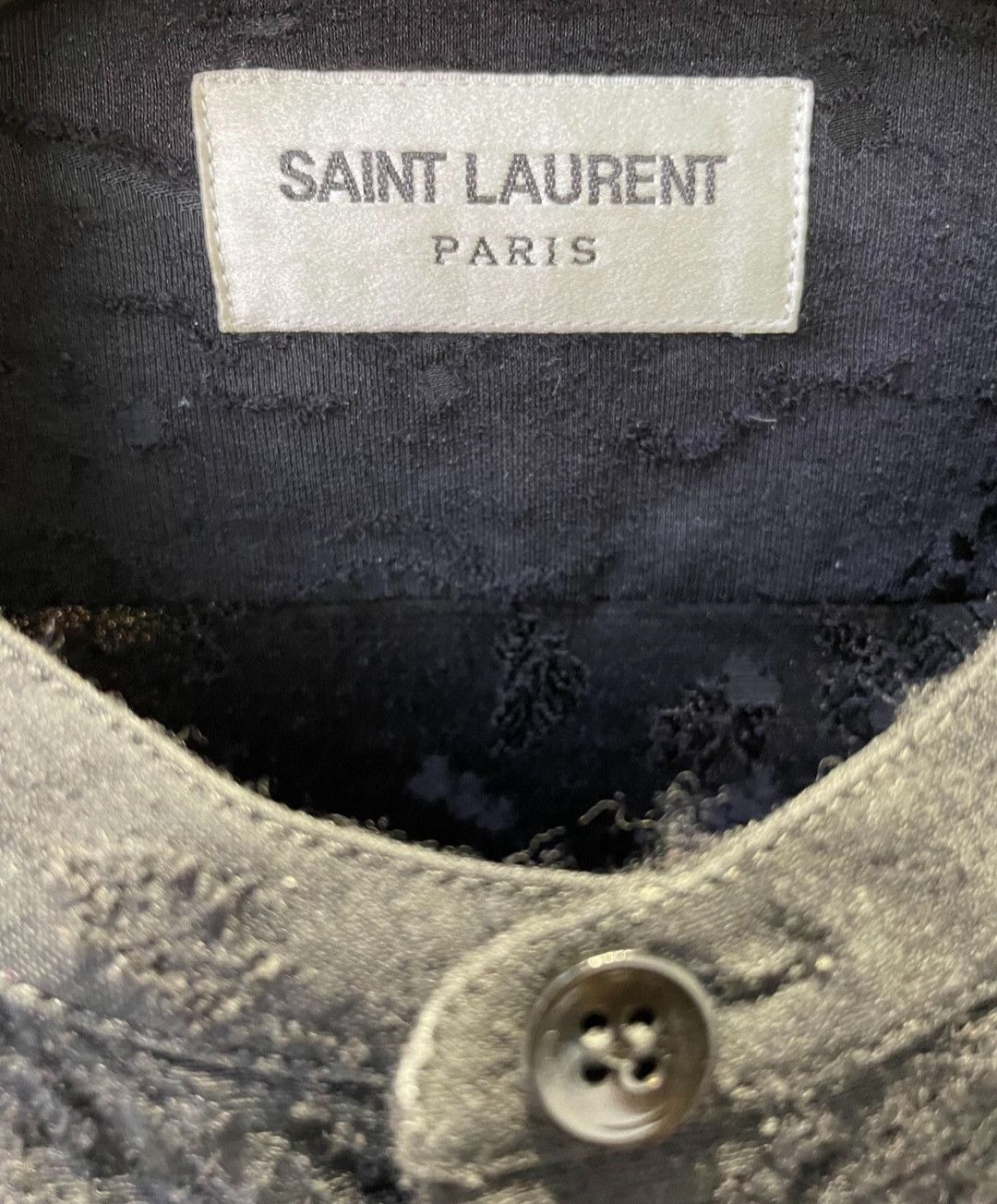 Saint Laurent Paris Saint Laurent Black Shirt-2505 Size US L / EU 52-54 / 3 - 3 Thumbnail