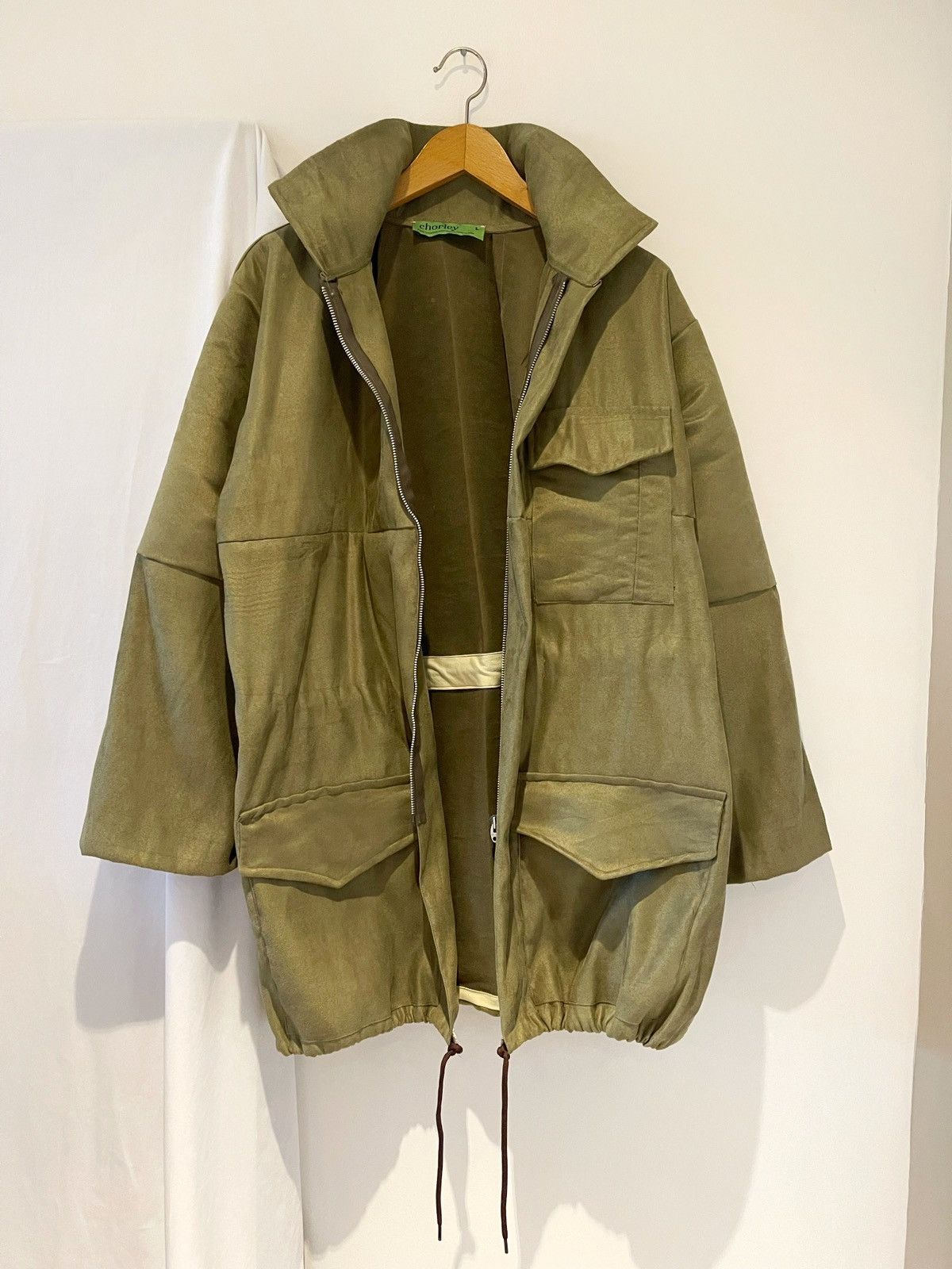 Chorley Chorley Oversized Military Synched Parka Faux Suede Size US L / EU 52-54 / 3 - 1 Thumbnail
