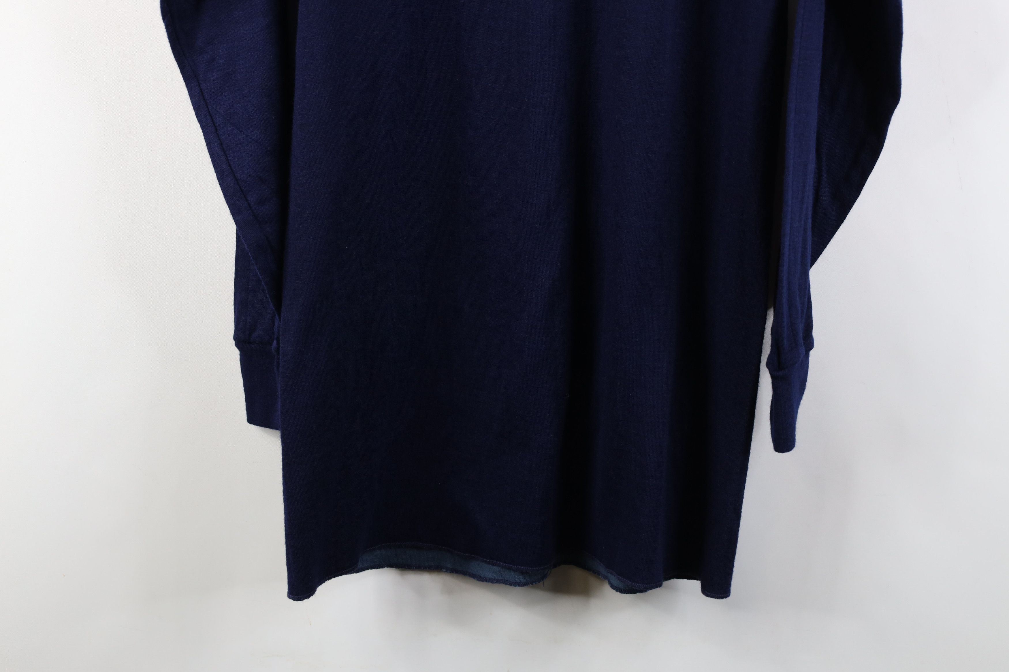 Vintage Vintage 70s Streetwear Wool Blend Thermal T-Shirt Blue USA Size US XL / EU 56 / 4 - 10 Thumbnail