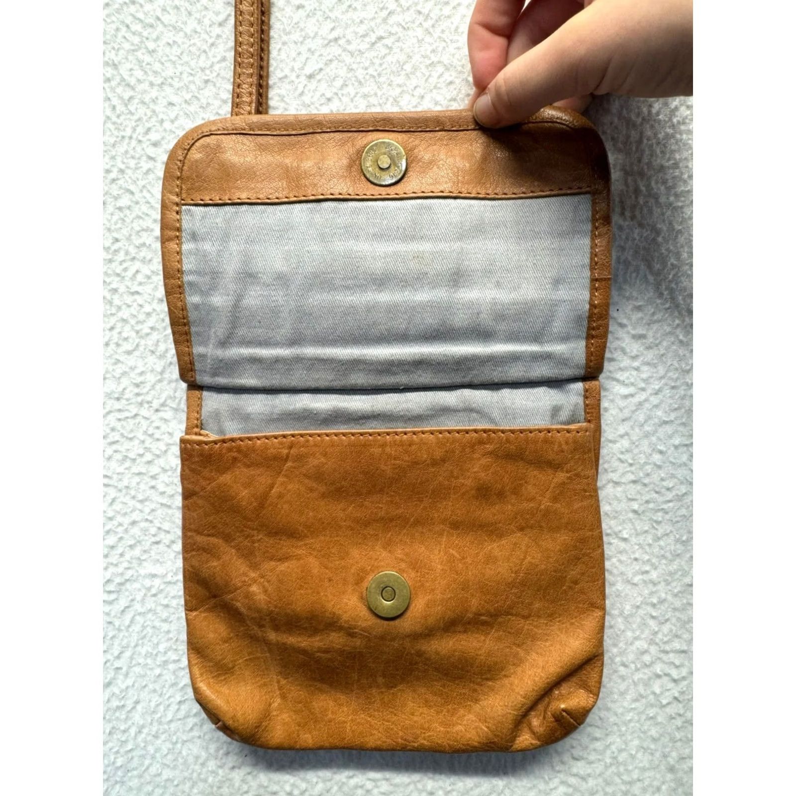Vintage Day + Mood Crossbody Bag Leather Brown Women Size ONE SIZE - 4 Thumbnail