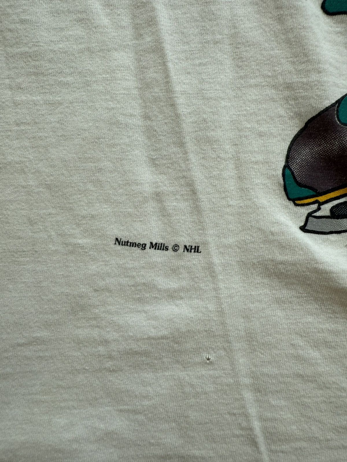 NHL Vintage 90s Mighty Ducks Anaheim NHL Hockey Disney Size US XL / EU 56 / 4 - 8 Thumbnail