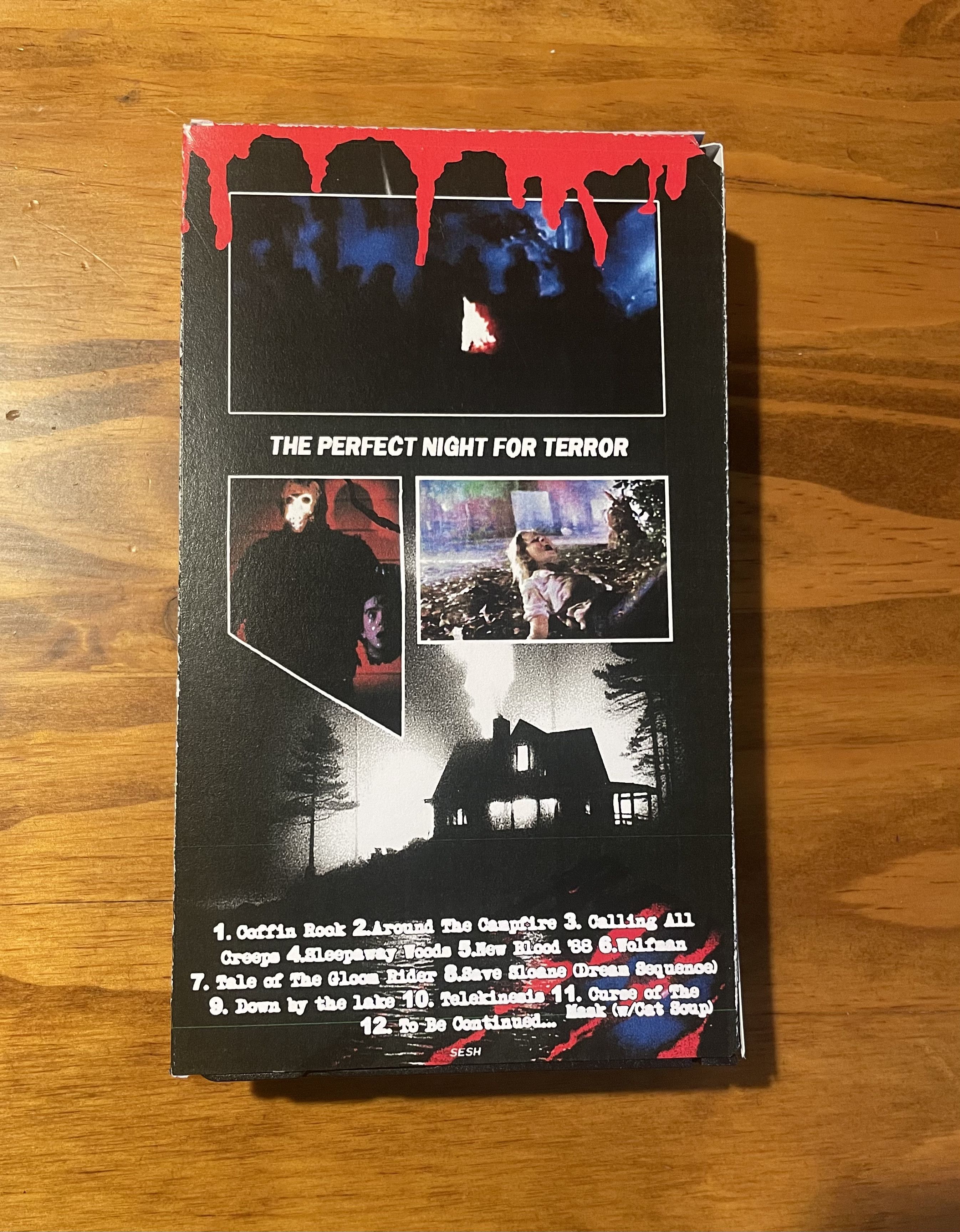 TeamSESH SESH Skaleaton-Night At Camp Blood official album VHS tape Size ONE SIZE - 7 Thumbnail