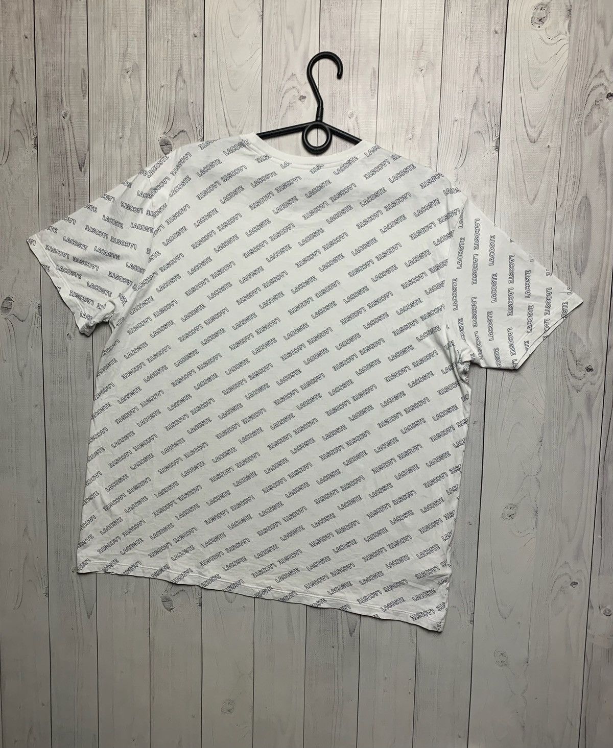 Lacoste × Vintage Lacoste monogram tee logo white rare size L Size US L / EU 52-54 / 3 - 6 Thumbnail