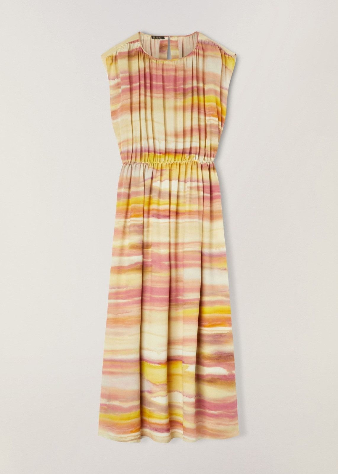 Loro Piana o1srvl11e0824 Edwina Summer Sunset Maxi Dress in Multicolor Size L / US 10 / IT 46 - 1 Thumbnail