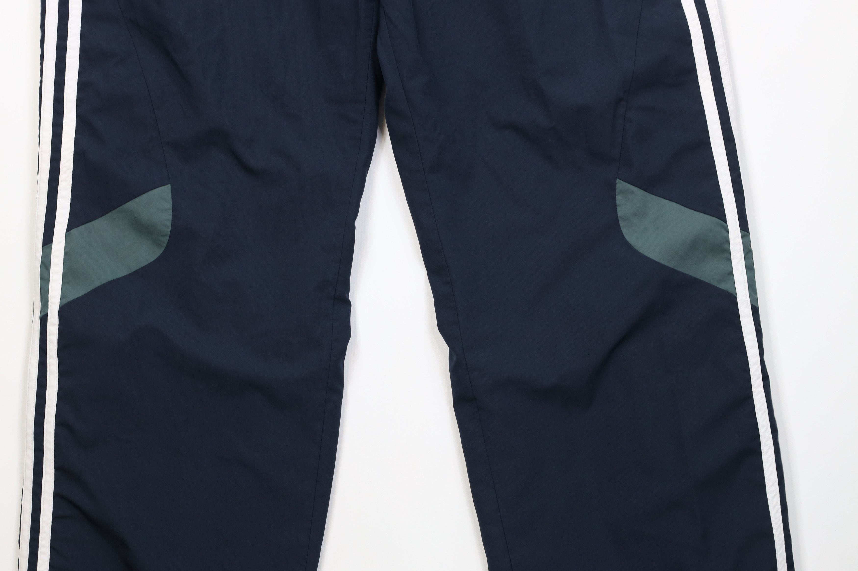 Adidas Vintage Y2K Adidas Striped Lined Wide Leg Windbreaker Pants Size US 36 / EU 52 - 4 Thumbnail