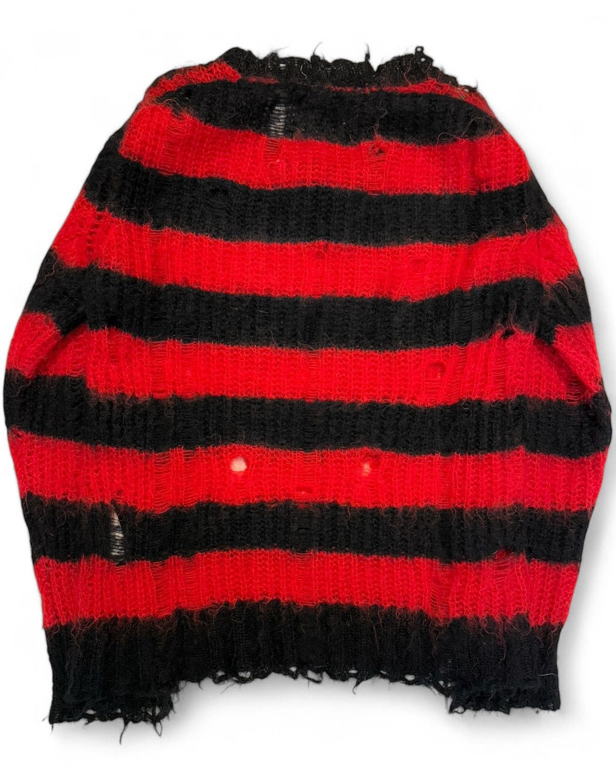 Junya Watanabe 2014 Runway Punk Grunge Mohair Sweater Size US M / EU 48-50 / 2 - 2 Thumbnail