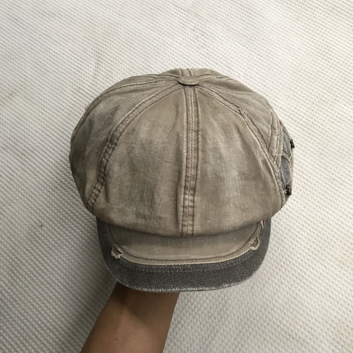 帽子 00s 14th addiction coated newsboy cap 帽子 00s 14th addiction coated newsboy cap Men's Soft Brim