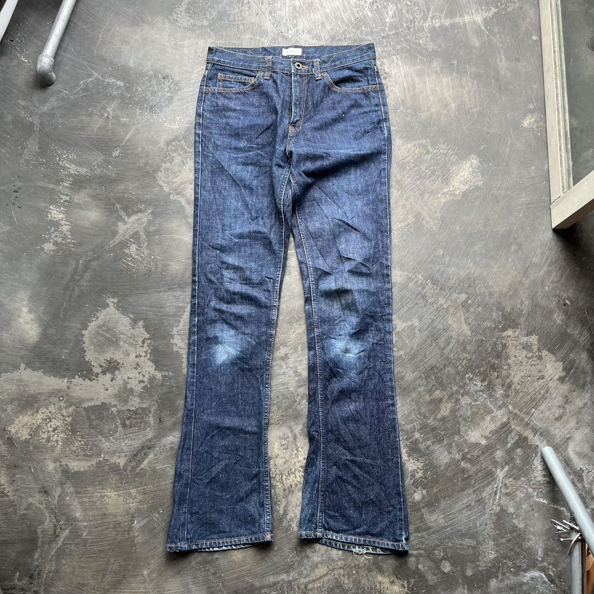 Hysteric Glamour × Japanese Brand 2000s hysterics hysterics glamour bootcut flare distressed Size 29" - 1 Thumbnail