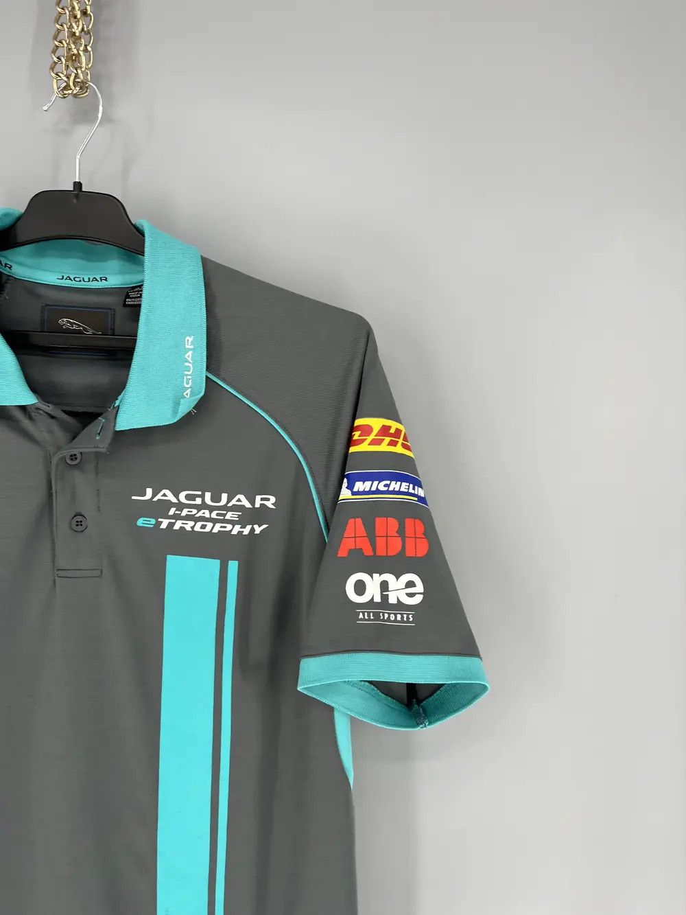 Formula 1 Vintage Jaguar racing I-PACE etrophy formula 1 polo shirt Size US M / EU 48-50 / 2 - 5 Thumbnail