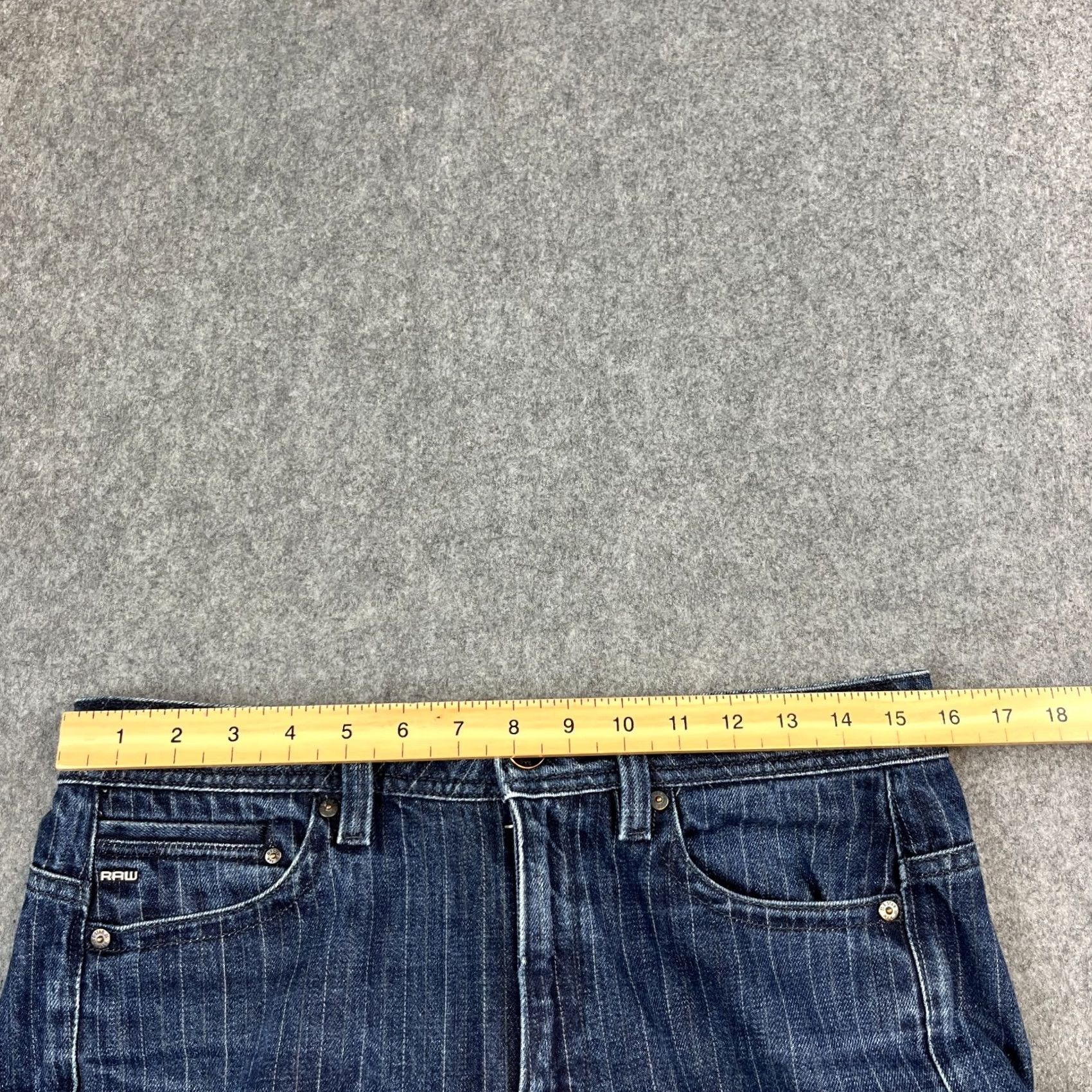 G-Star G-Star Womens Boyfriend Jeans 27 32 Cuffed Dark Blue Midge Saddle Jeans Size 27" / US 4 / IT 40 - 7 Thumbnail