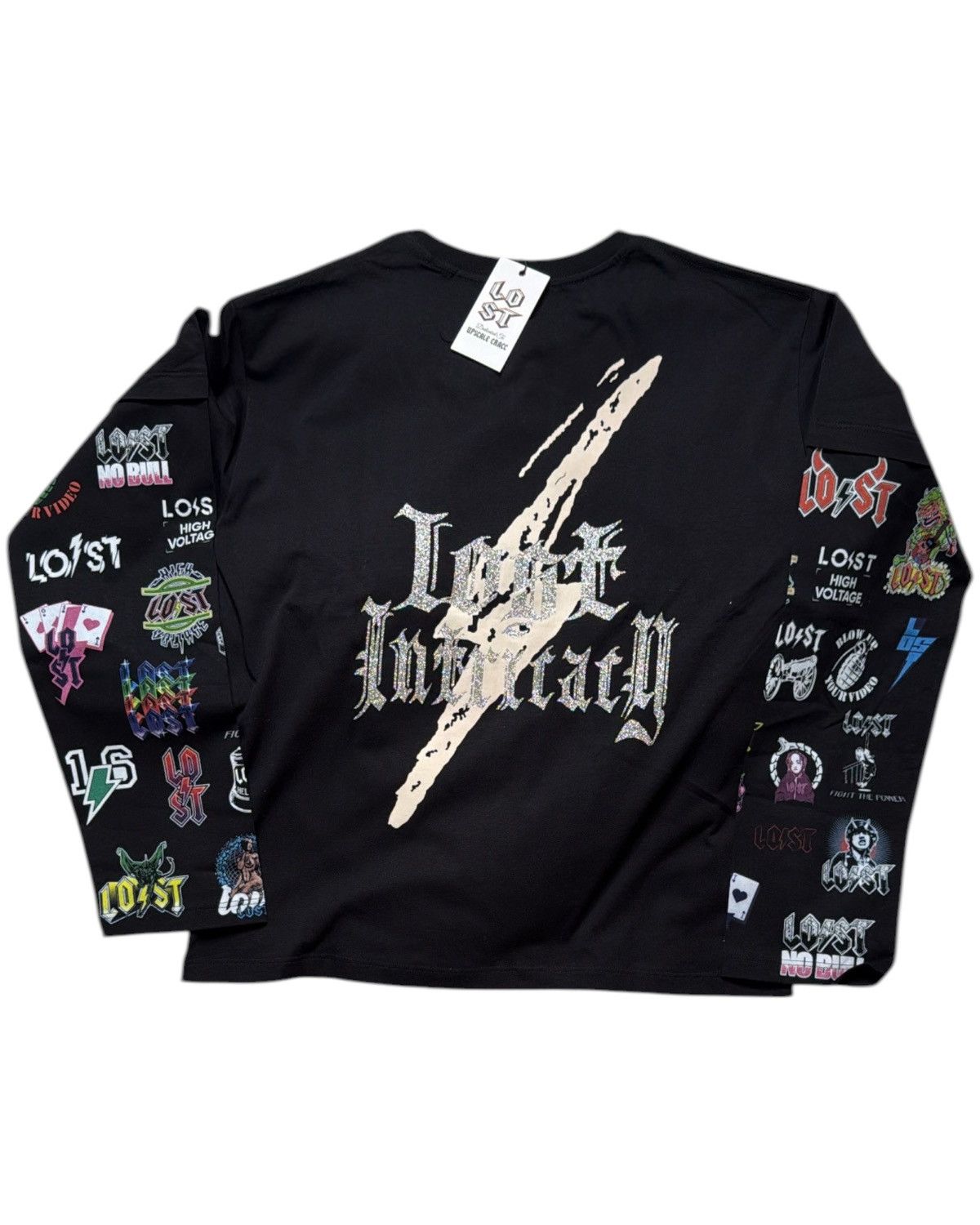 LOST INTRICACY Lost Intricacy Black Logos Longsleeve Large Size US L / EU 52-54 / 3 - 5 Thumbnail